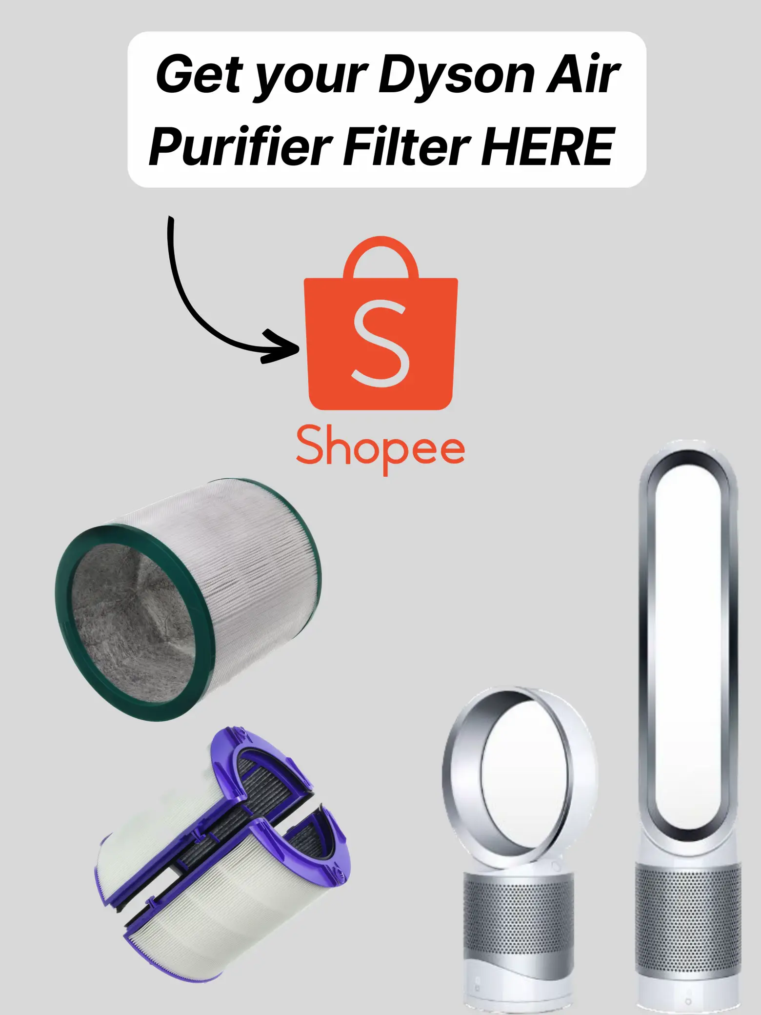 Dyson air purifier filter replacement deals cost