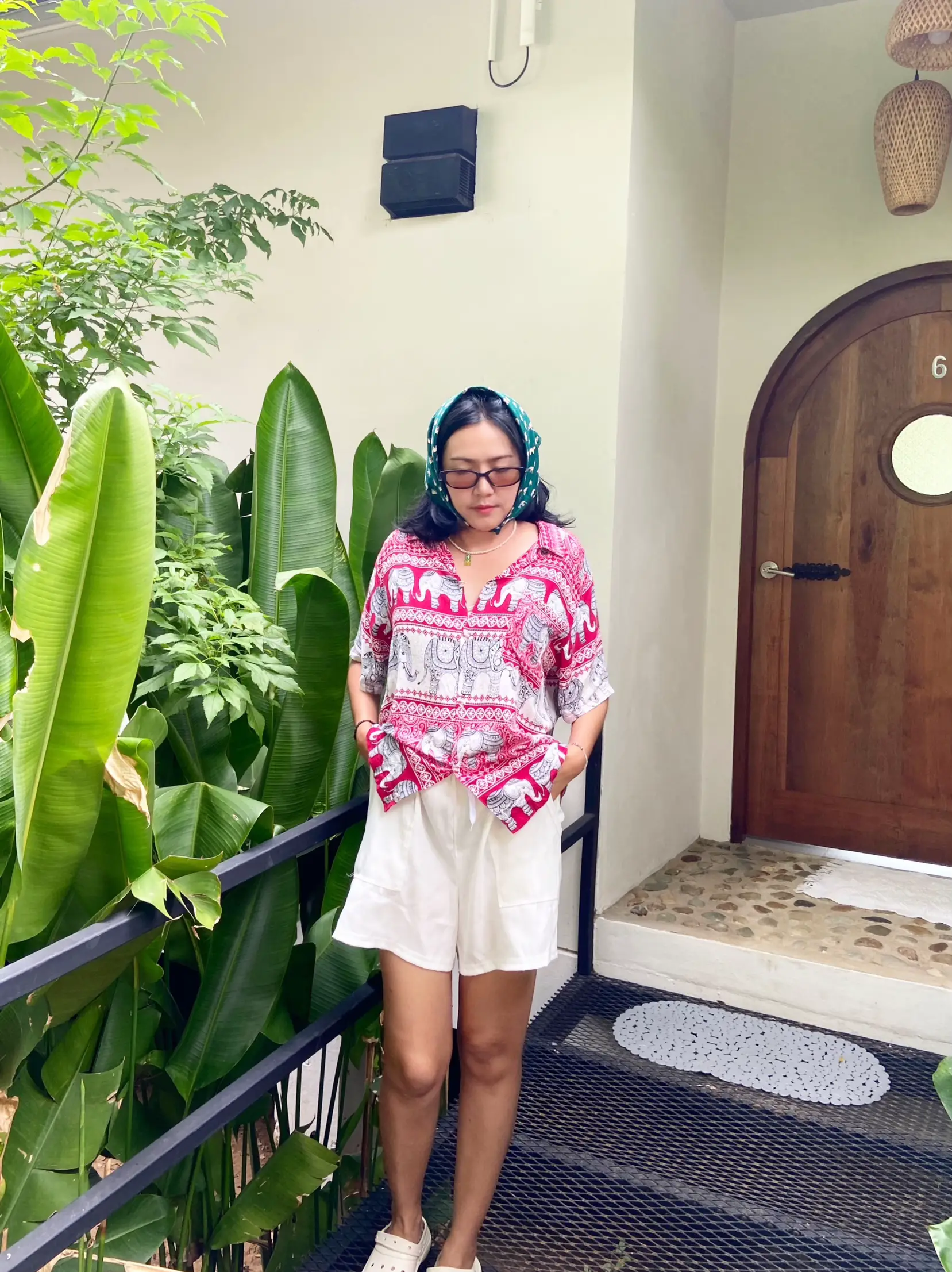 Chinatown Market 半袖シャツ ハーフパンツ セットアップ（タイの象の  