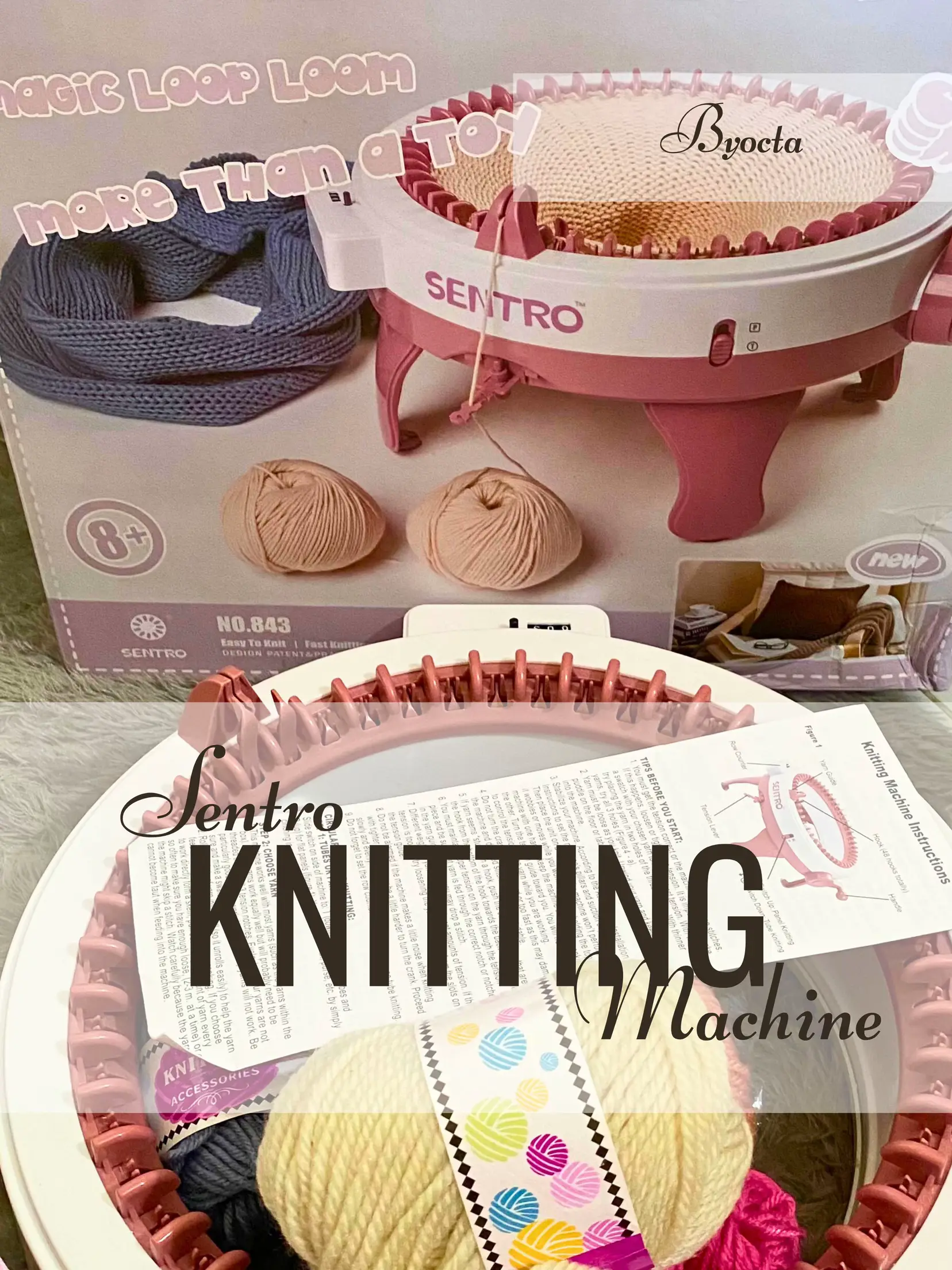 Put together Sentro 48 needle Circular Knitting Machine - Tip on how t, knitting machine