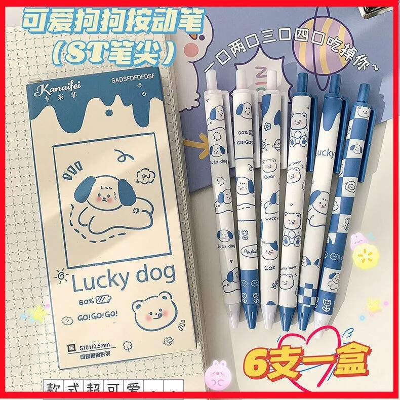 0.5mm Original Disney Stitch Gel Pen Black Press Ballpoint Pen