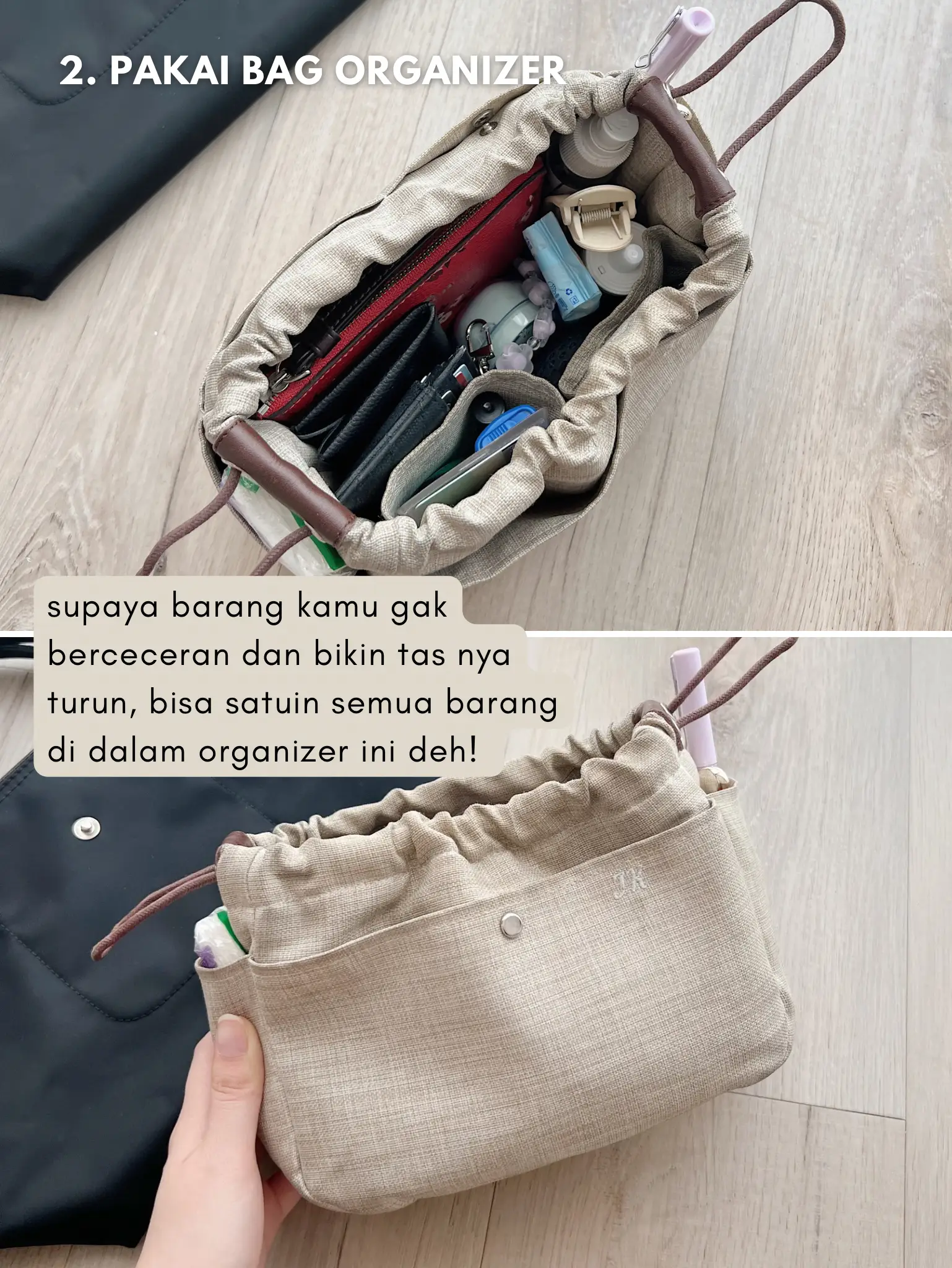 Tas dalam sales tas organizer