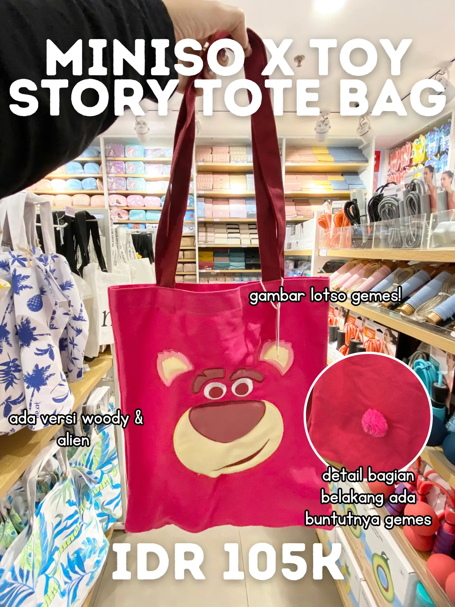 Miniso Indonesia - Never say never for using Miniso Marvel tote bag that  suits you very well with any outfit. #minisoindo #minisoindonesia  #lovelifeloveminiso #miniso #minisolife