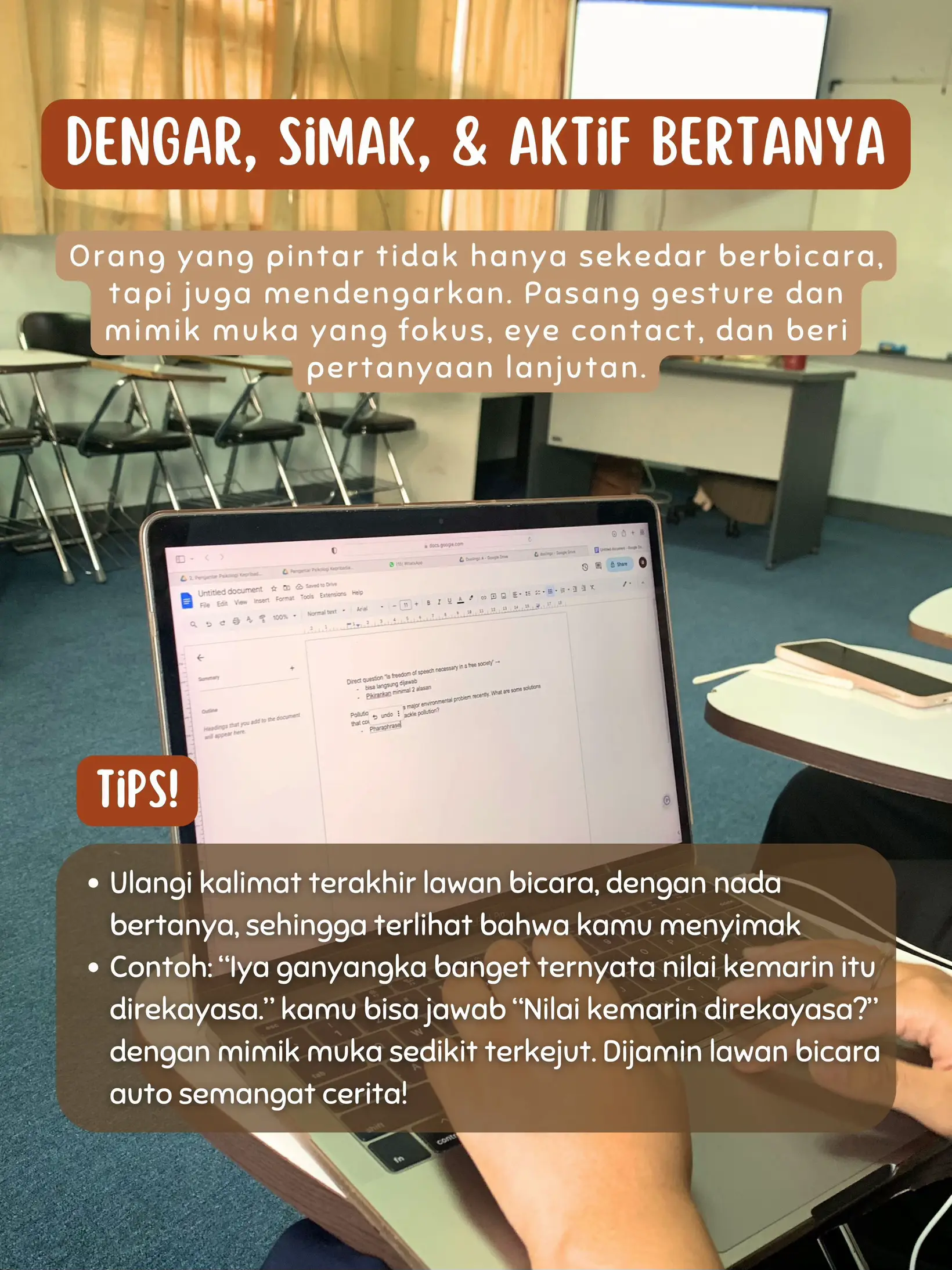 INGIN TERLIHAT PINTAR⁉️INI TIPSNYA🤩 | Galeri Diposting Oleh 𝓜𝓮𝔂𝓪 | Lemon8