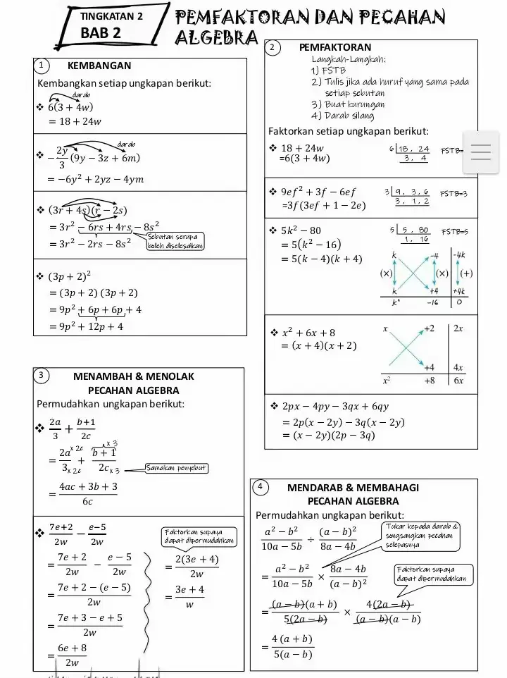 SHOT CURT PANDAI MATEMATIK FORM 2 (PART 1) | Galeri disiarkan oleh ...