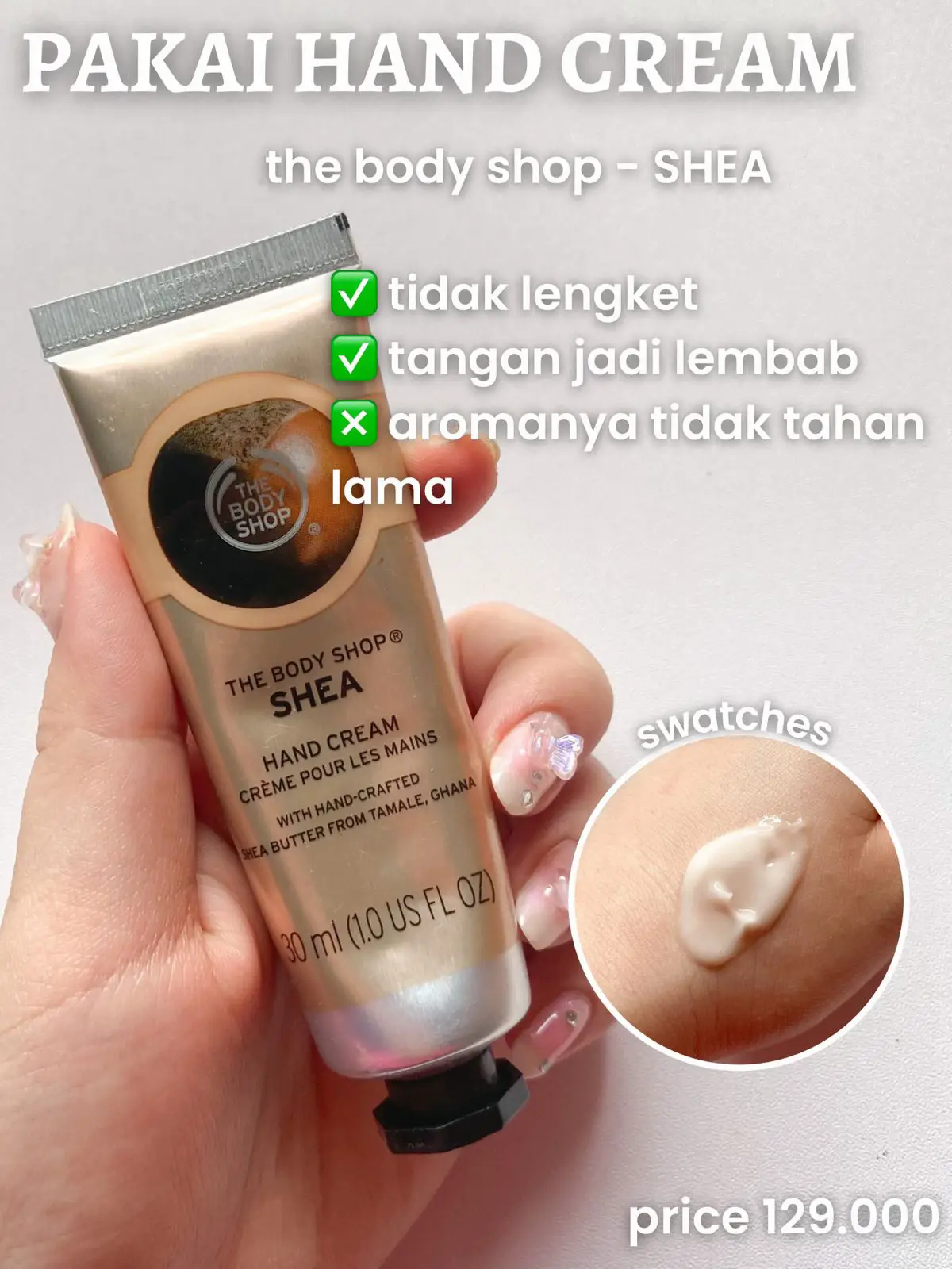 Wangi shea discount the body shop