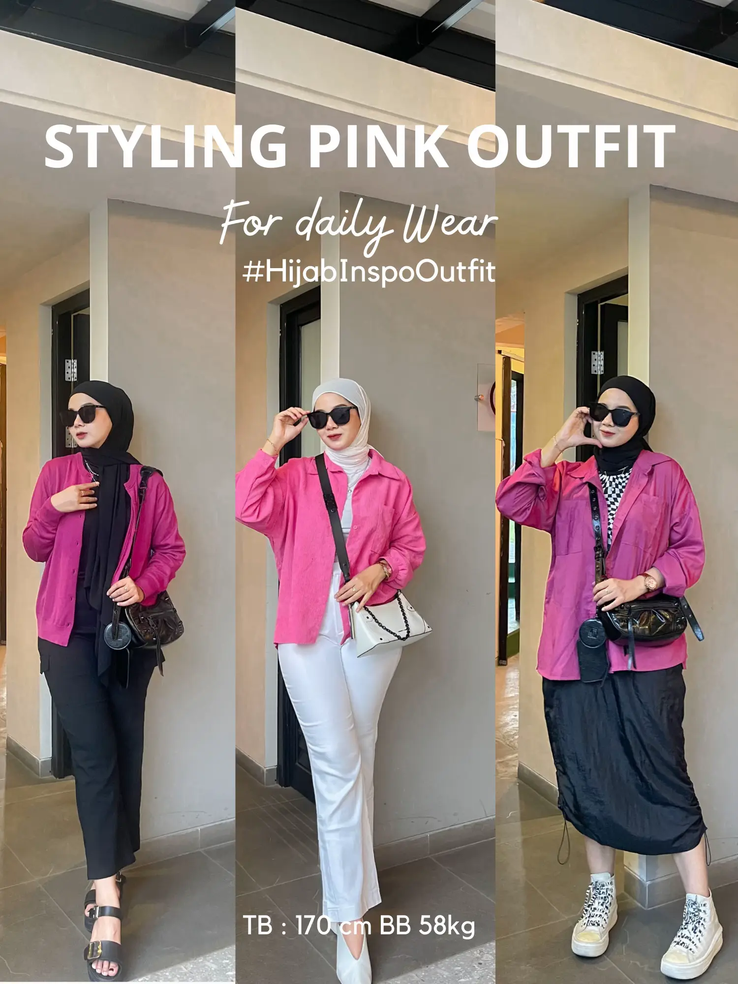 style outfit pink black - Carian Lemon8