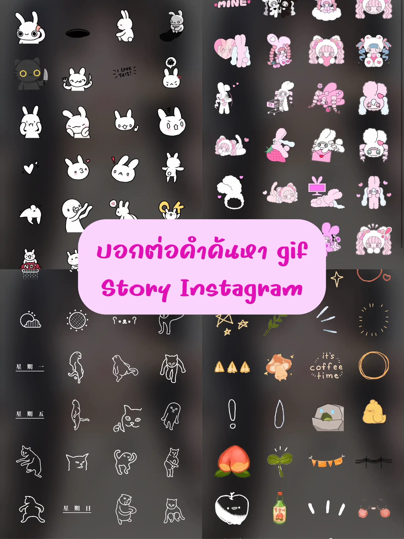 บอกต่อชื่อ Gif ไว้แต่งสตอรี่ iG FB | แกลเลอรีที่โพสต์โดย เก๊ะก๊ะ ° | Lemon8
