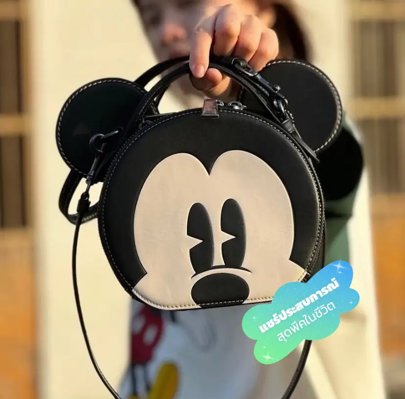 Coach mickey mouse online sling bag