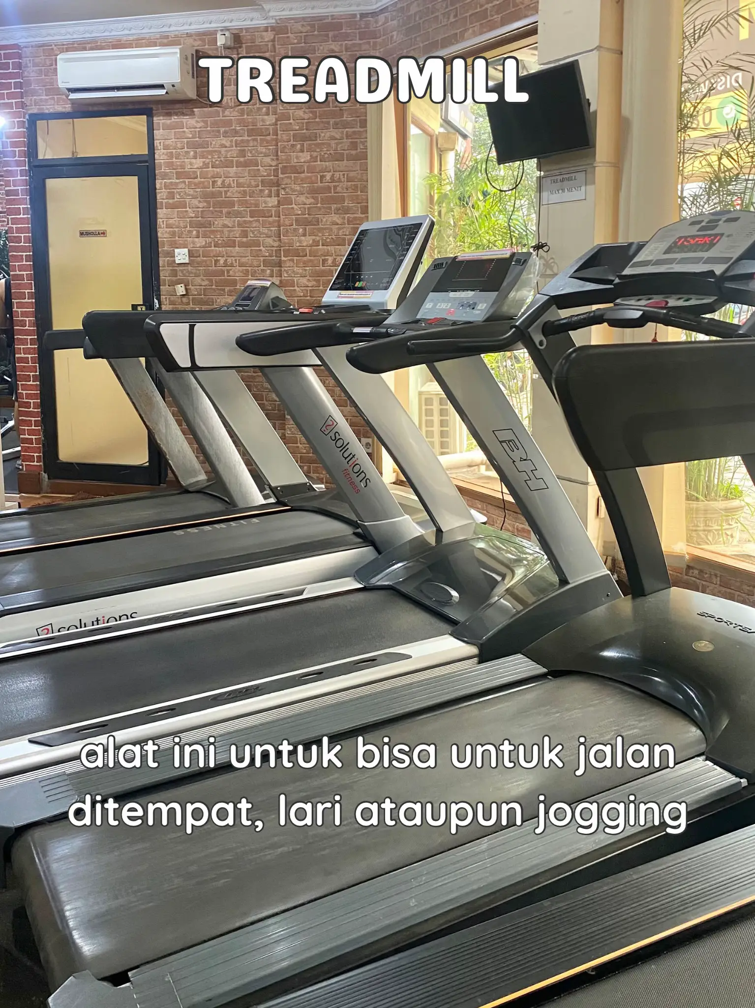 Alat fitnes lari discount ditempat