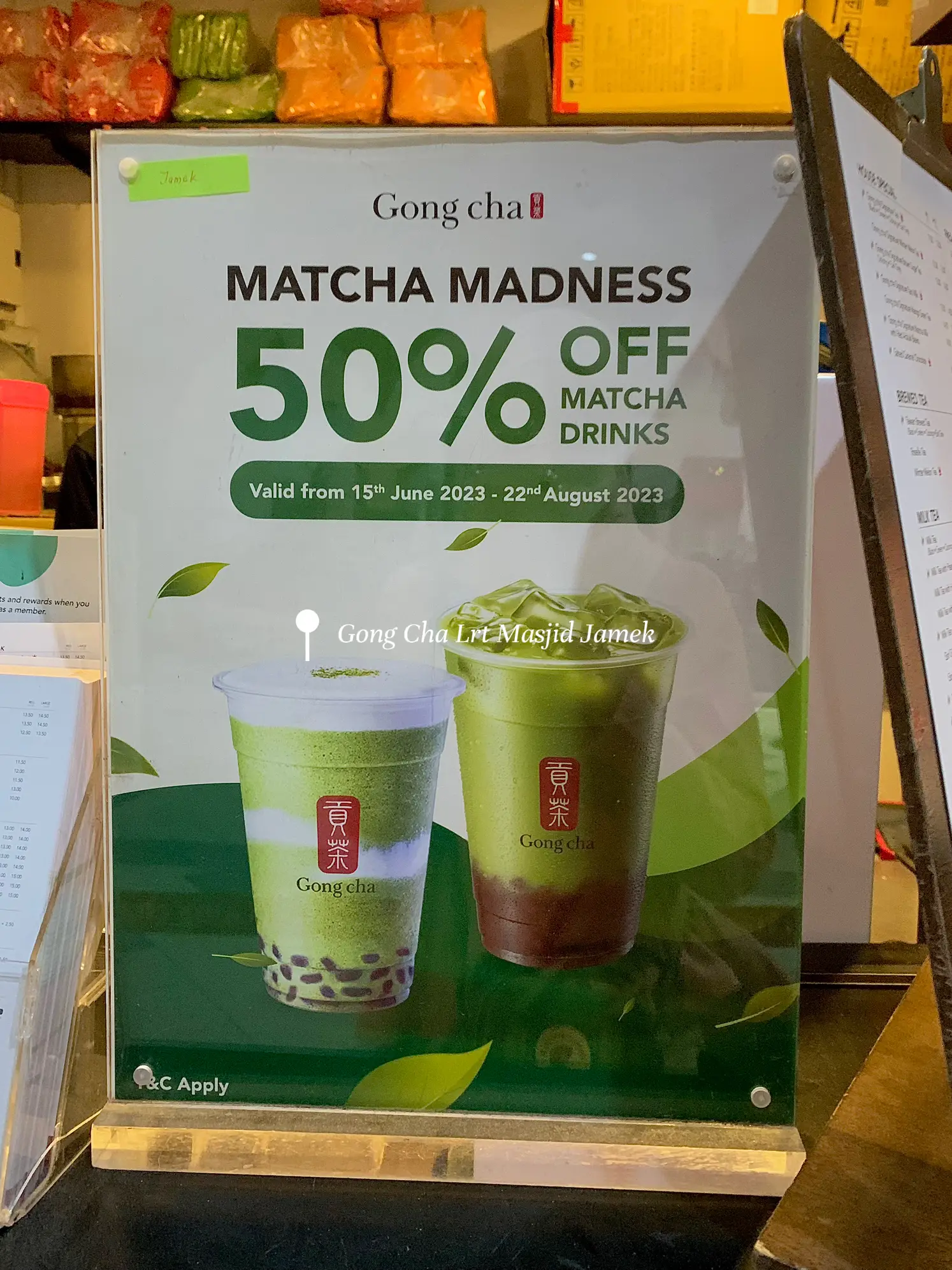 Gong Cha Matcha Smoothie for only RM7 Galeri disiarkan oleh