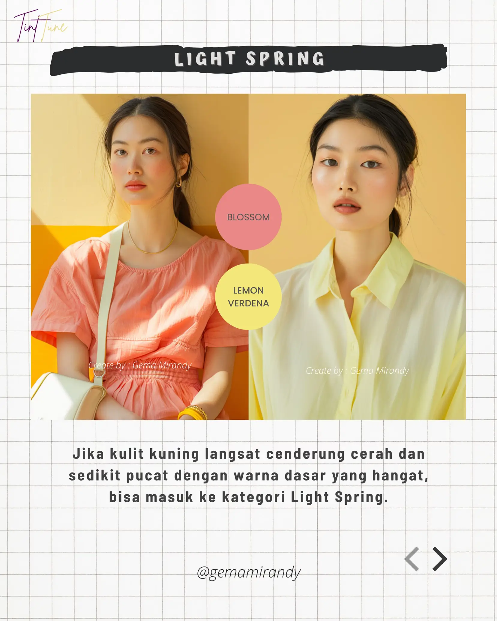 Tiga Color Season untuk Skintone Kuning Langsat 💃🏼💃🏼 | Galeri diposting ...