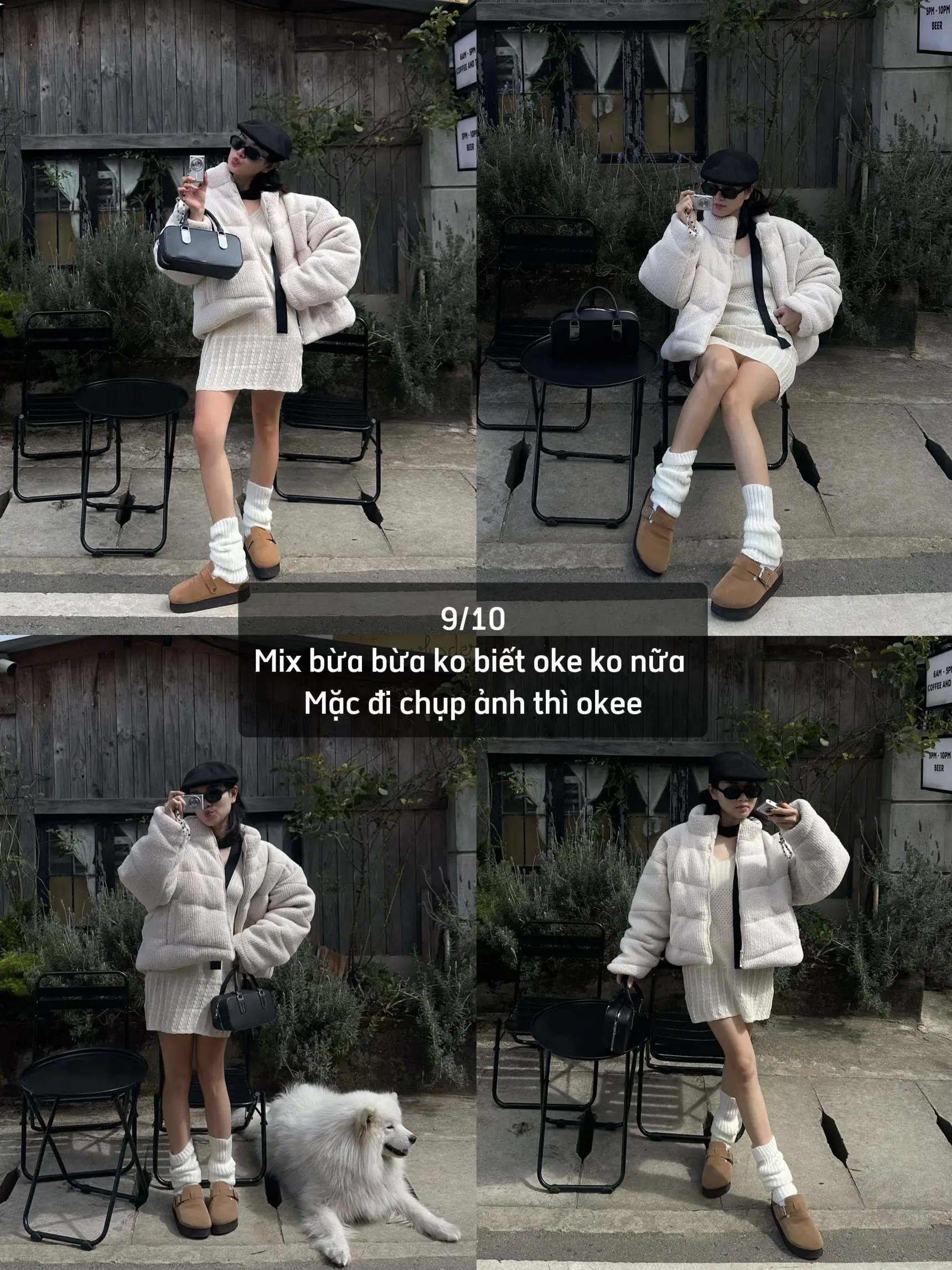 Dottie Basic Cream Short Q0222 - Gu Fashion | Vietnam Fashion Store main image 1