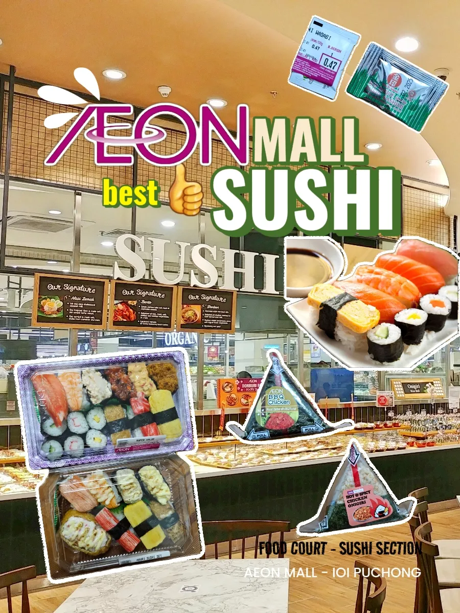 AEON MALL - BEST SUSHI 🍣 | แกลเลอรีที่โพสต์โดย Mrs.CtieRobiah | Lemon8