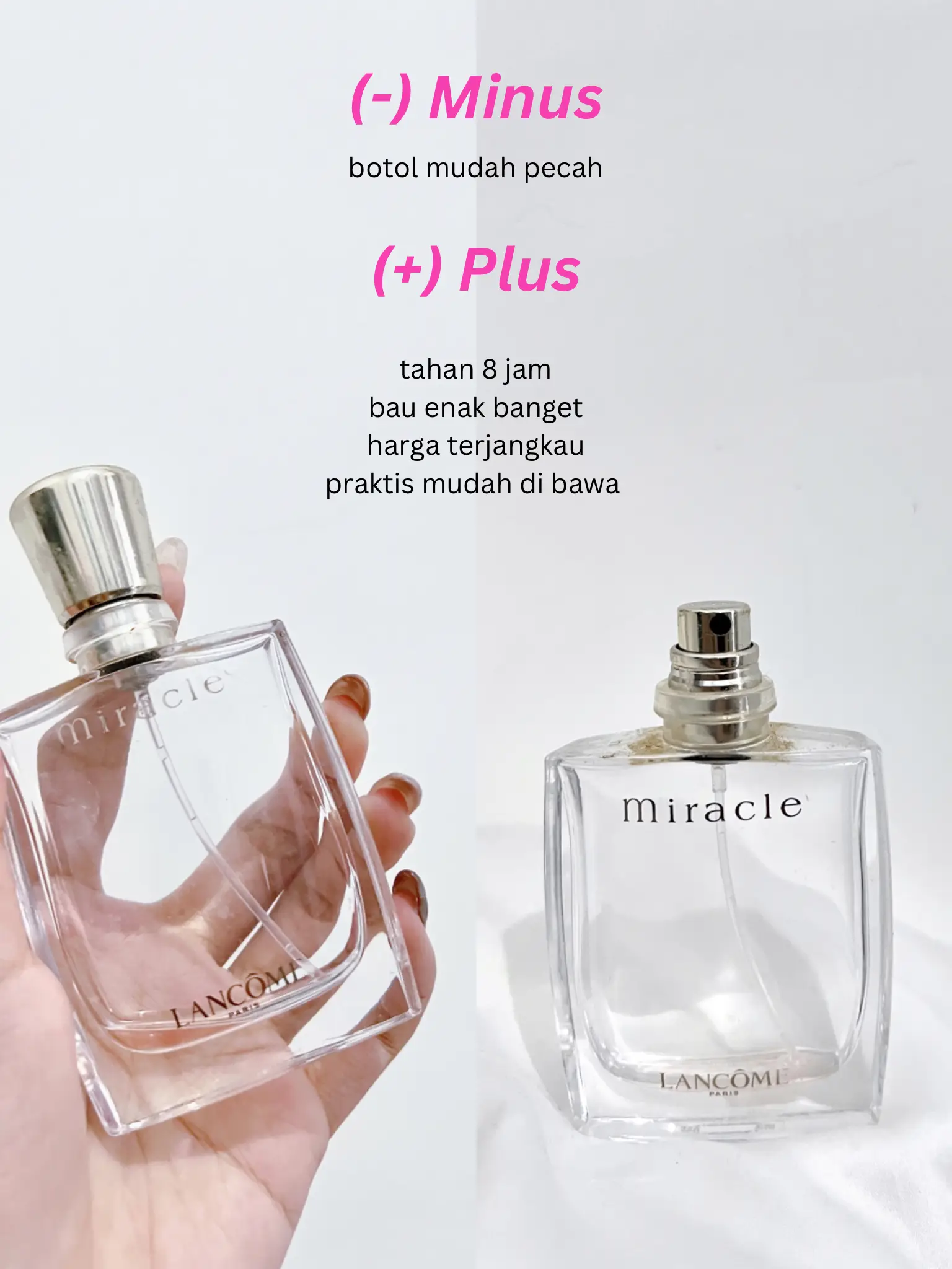 Harga parfum lancome online miracle