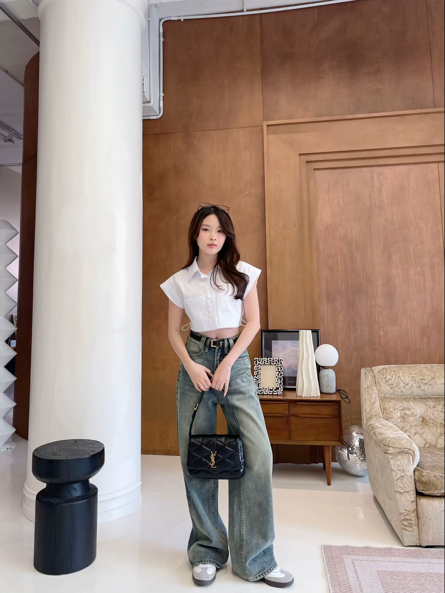 ˚ ༘ * Outfit of the day 🤍🧵🕰️ | แกลเลอรีที่โพสต์โดย Riley.apparels | Lemon8