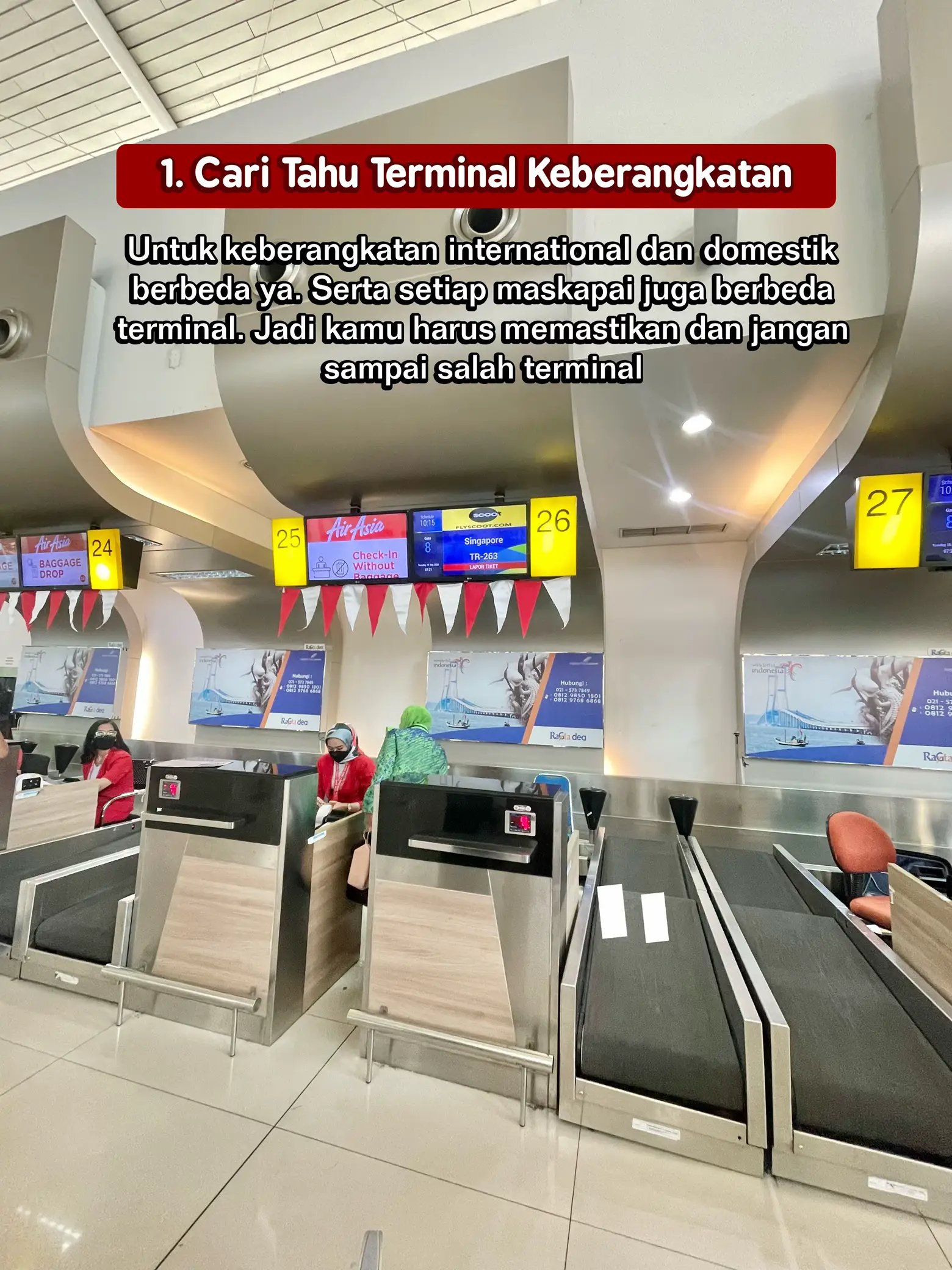 Tutorial Check-In Pesawat di Bandara! ️ | Galeri diposting oleh Putri ...