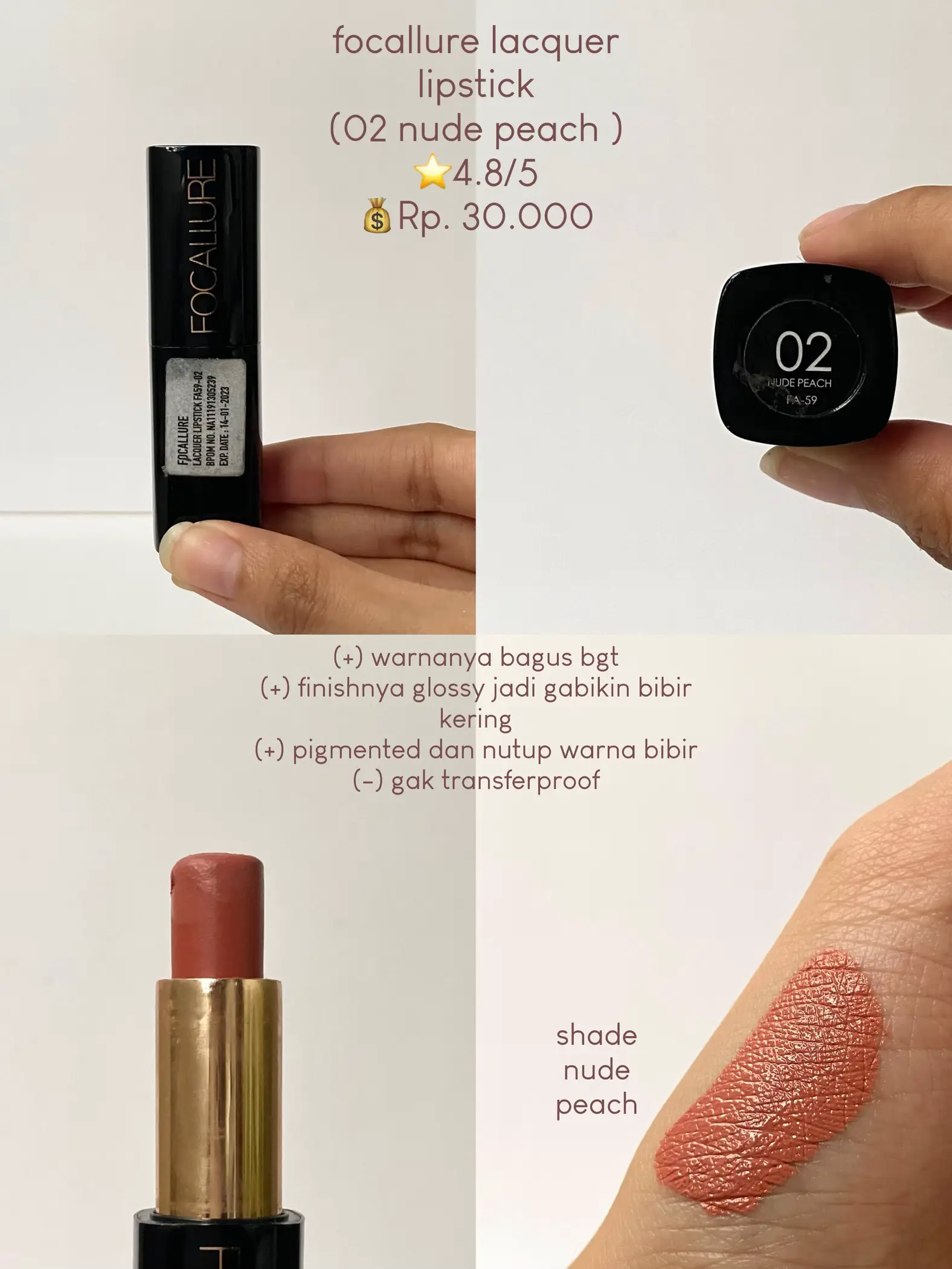 SAVE] Rekomendasi Lipstick Nude Untuk Base Ombre! | Gallery posted by Putri  A 𐙚 ‧₊˚ | Lemon8