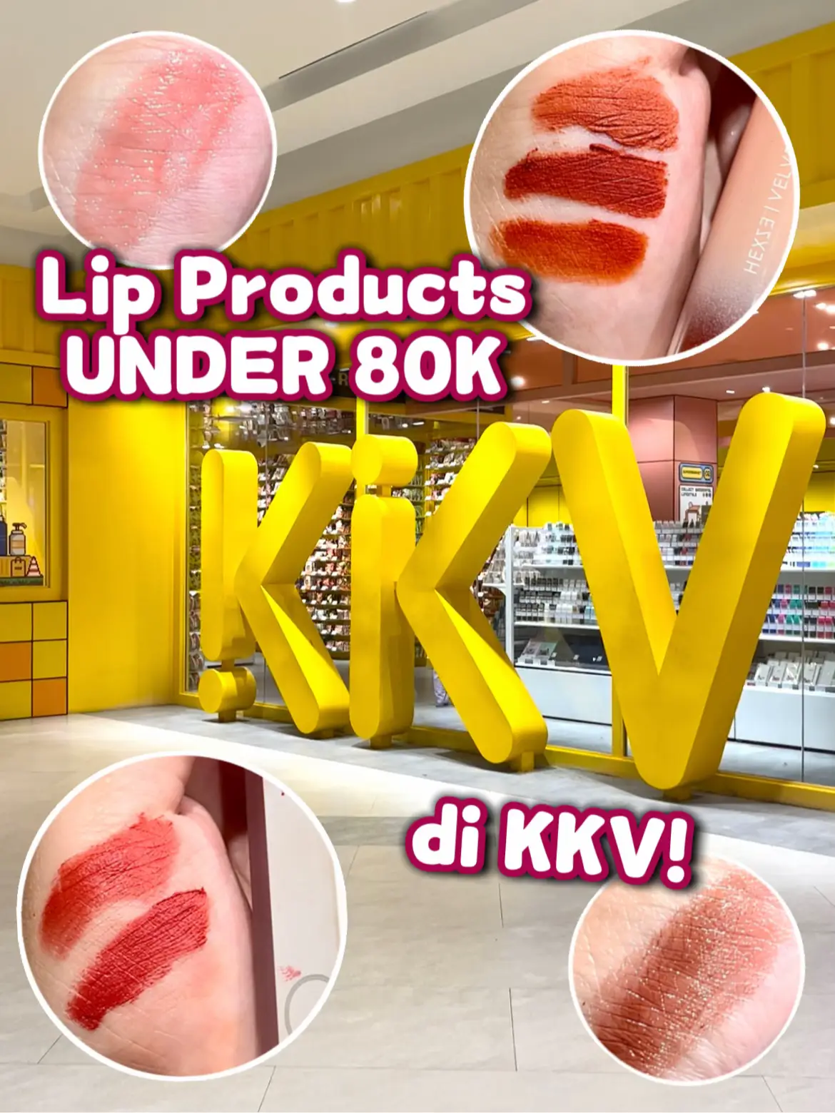 LIP PRODUCTS DIBAWAH 80 RIBU DI KKV⁉️ Worth to Try!