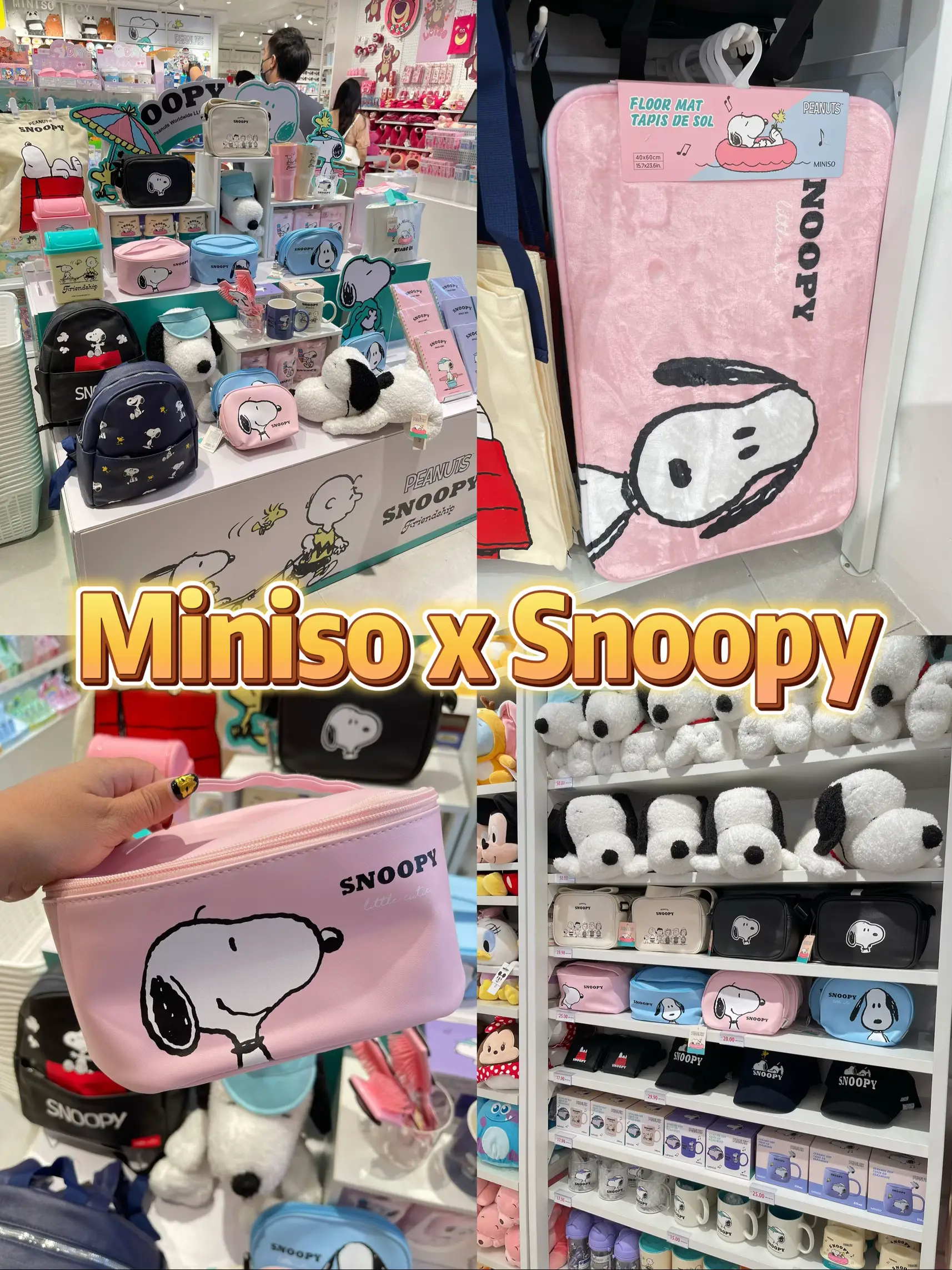 Snoopy series in Miniso | Elyseの投稿動画 | Lemon8