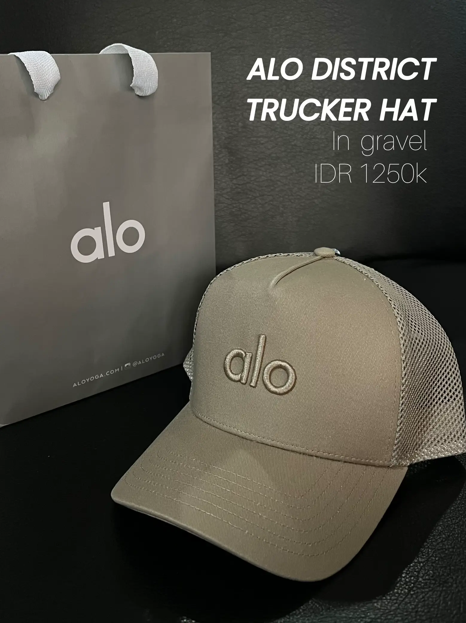 ALO YOGA TRUCKER HAT 🧢 | Diva Alatasが投稿したフォトブック | Lemon8