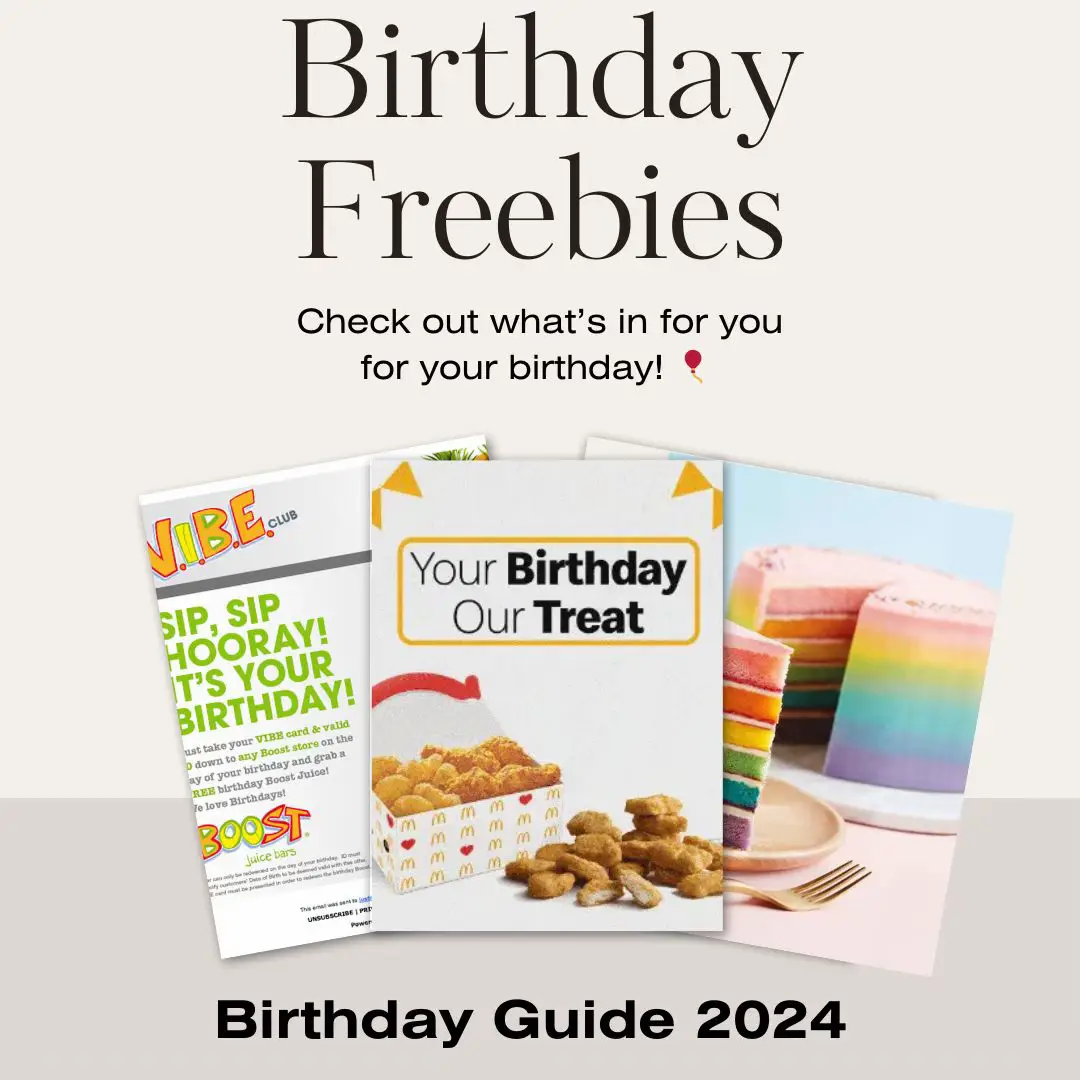 112 Best Birthday Freebies 2024: Get Free Stuff on Your B-Day