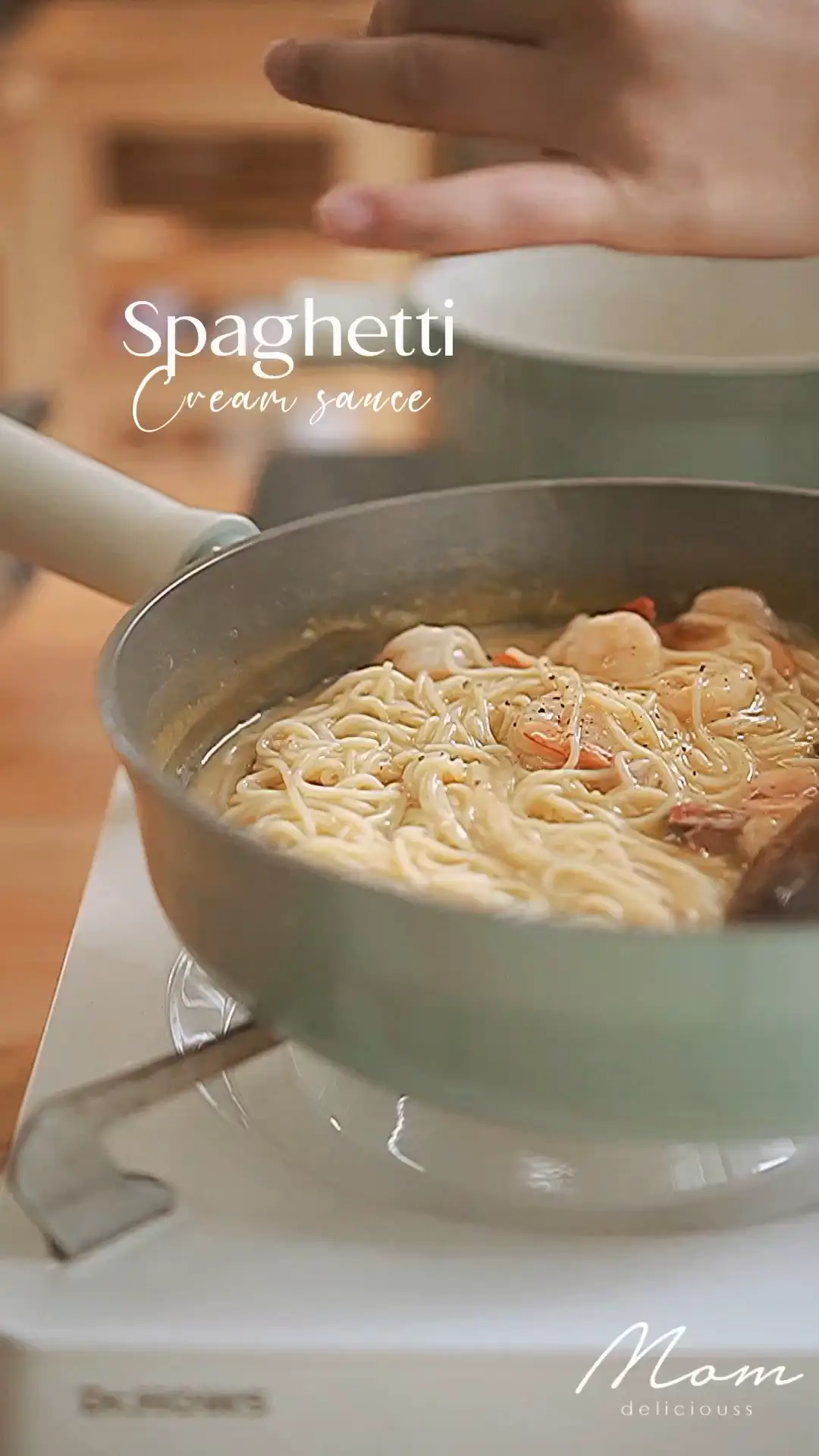 Spaghetti a la Philly {Creamy Spaghetti} — Mommy's Kitchen