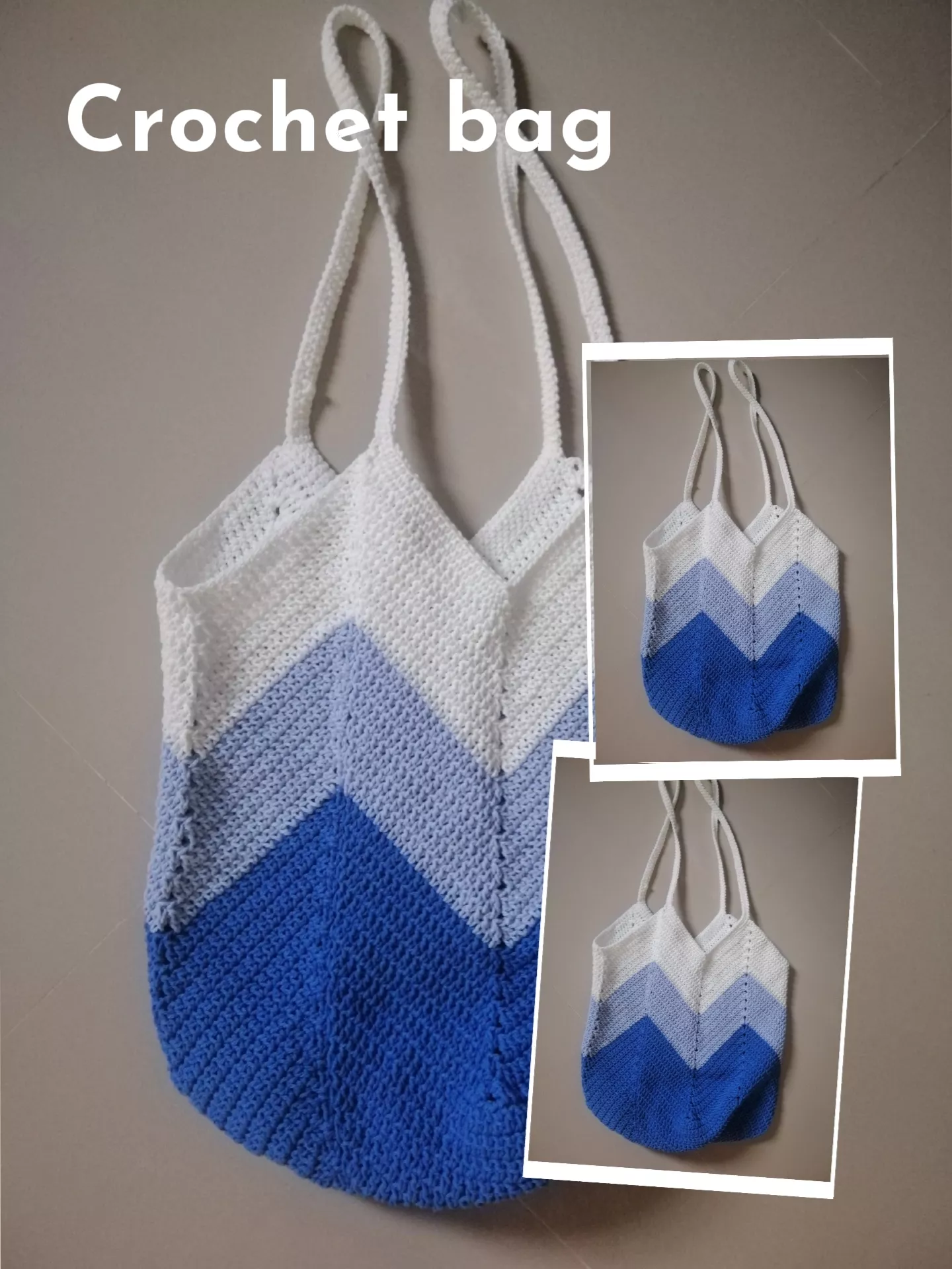 Timeless Crochet Duffle Bag by Juli