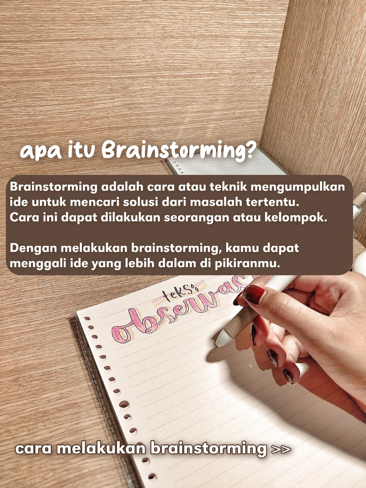 Apa Itu Brainstorming? | Galeri Diposting Oleh Study And Tips | Lemon8