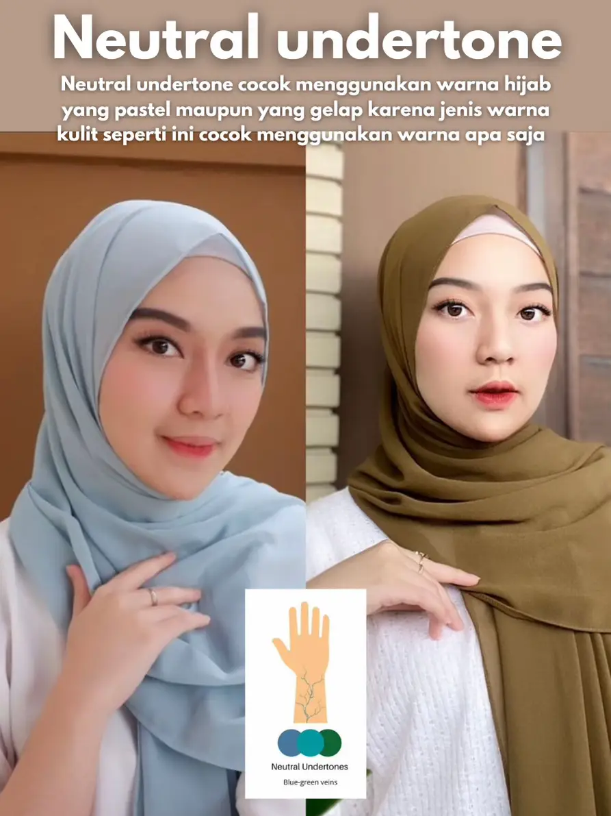 TIPS MEMILIH WARNA HIJAB SESUAI DENGAN UNDERTONE | Galeri Diposting ...