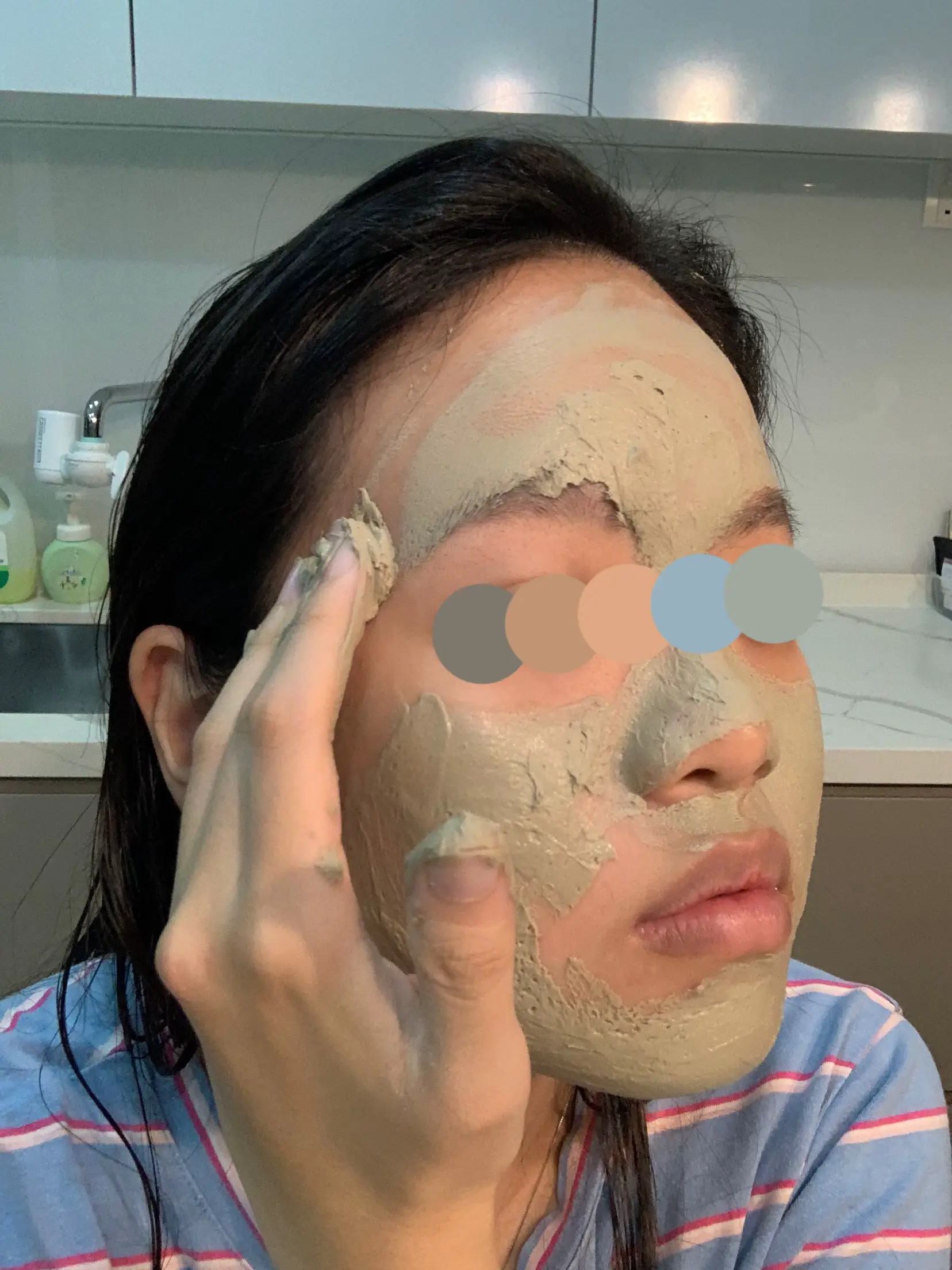 Trying the most powerful facial clay mask? ✨💯's images(4)