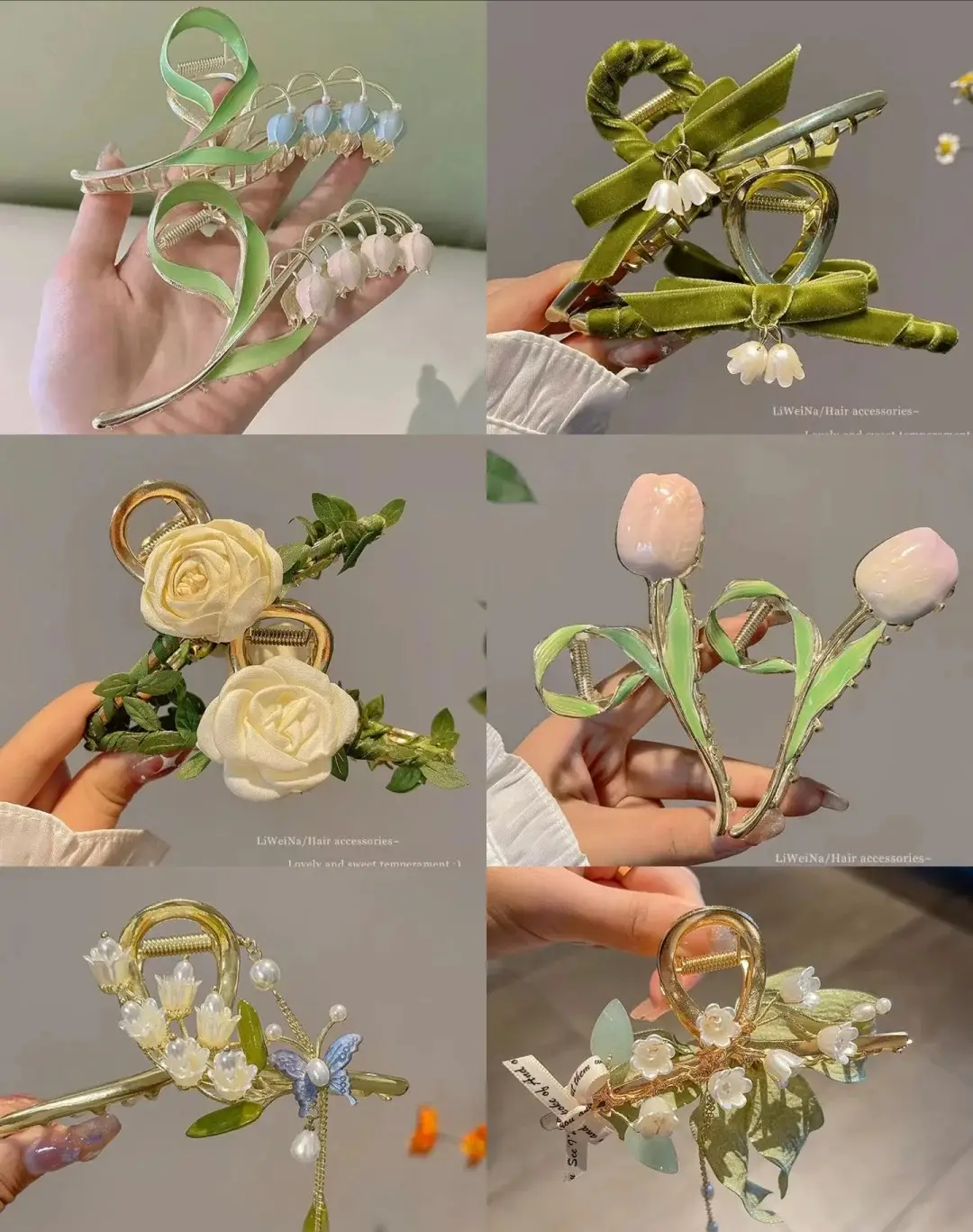 うさぎコットン】ベビーヘアクリップ♡ベビーヘアピンセミオーダーメイド