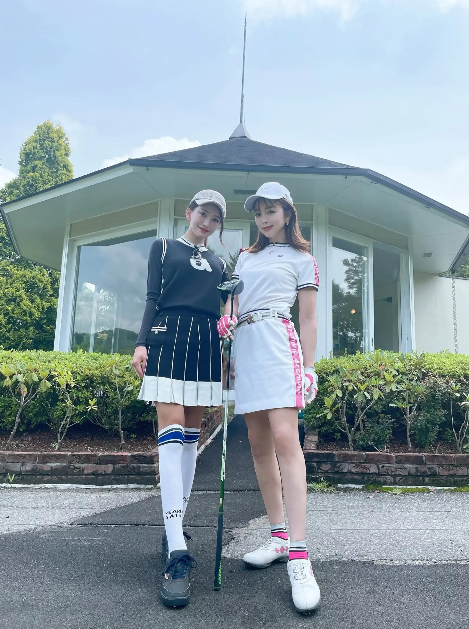 PXG ゴルフウェア レディース半袖 ダウン ジャケット スカート2