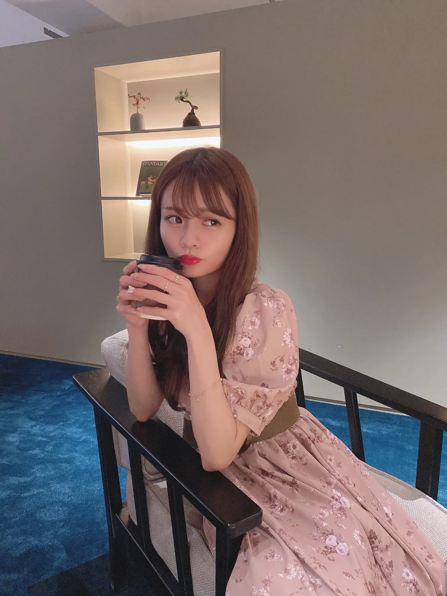 パステルピンク❤️フローラルドレス】新作インポート✨春らしいレース