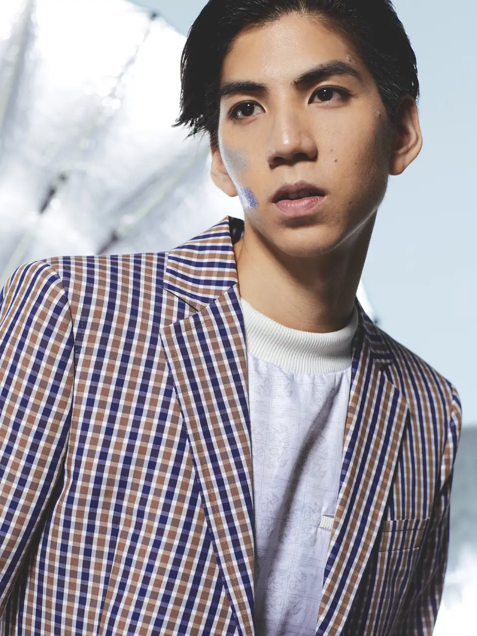 アメリ ジャケット ブレザー ダブル サイドスリット 千鳥柄 F 犯し  