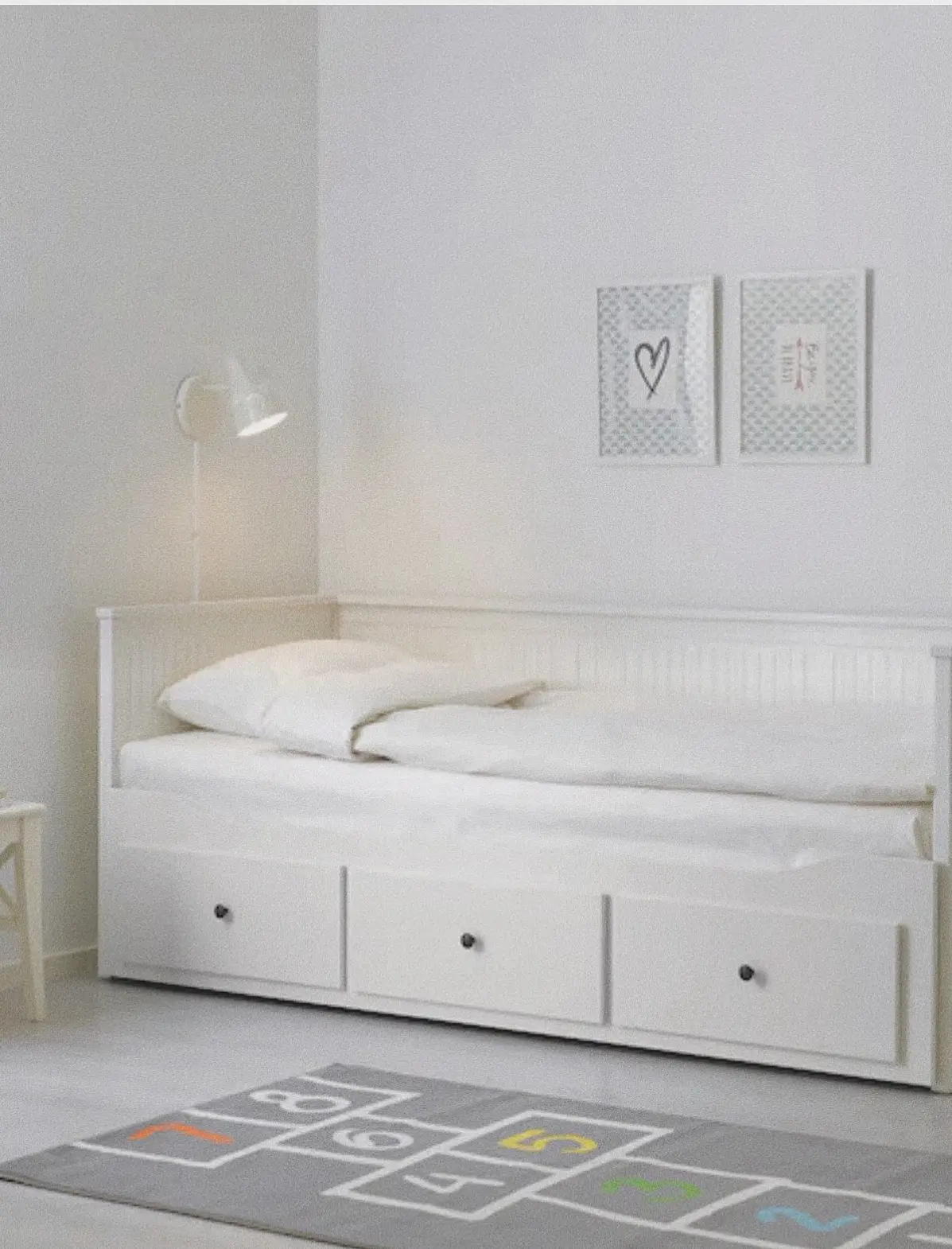IKEA デイベッド HEMNES 引き出し付 ホワイト R196 激安正規 - ベッド ...