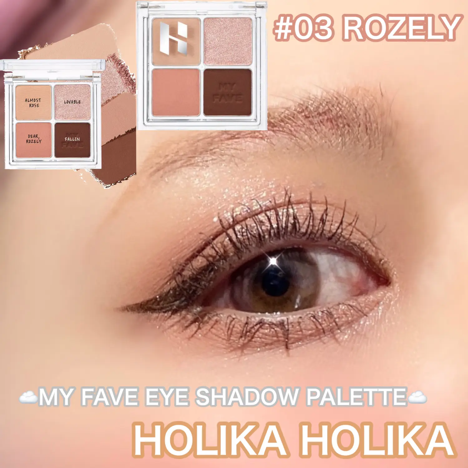 HOLIKA HOLIKA MY FAVE EYE SHADOW PALETTE 03 ROZELY | nanami_cos