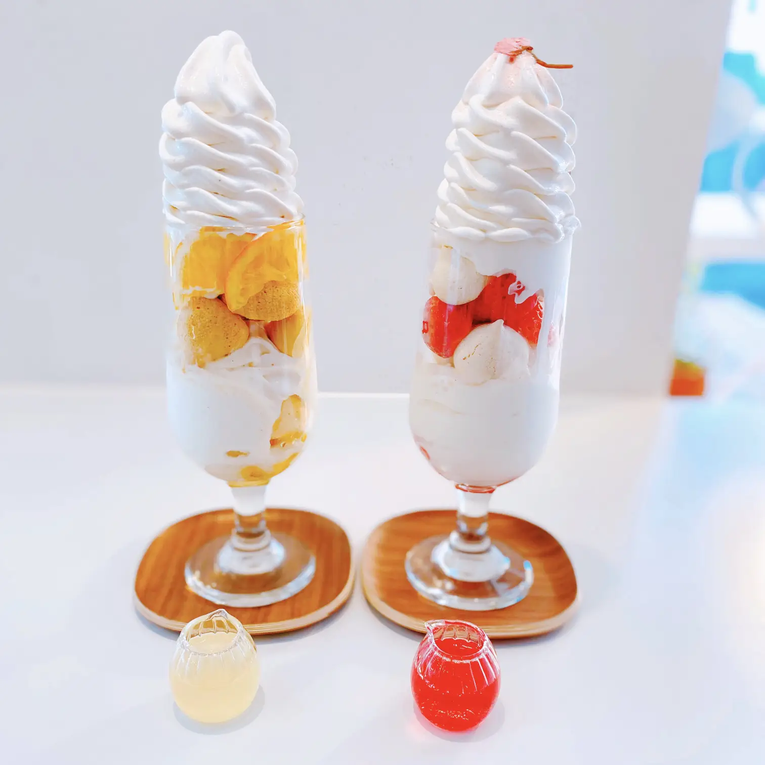 Delicious soft serve ice cream parfait 😋 Tsuru Cafe | Gallery ...