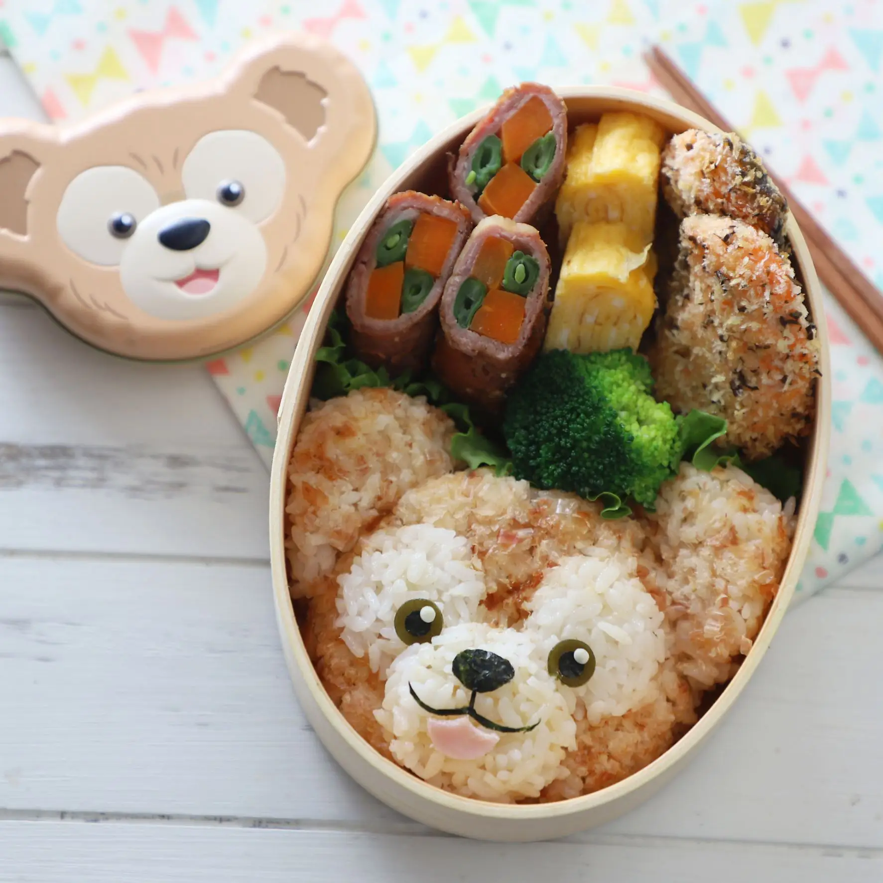 ダッフィーのお弁当＊キャラ弁 | momokyarabenが投稿したフォトブック