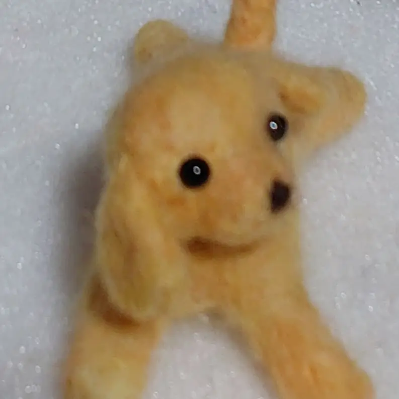 羊毛フェルト里親様きまりました 惚れ込み