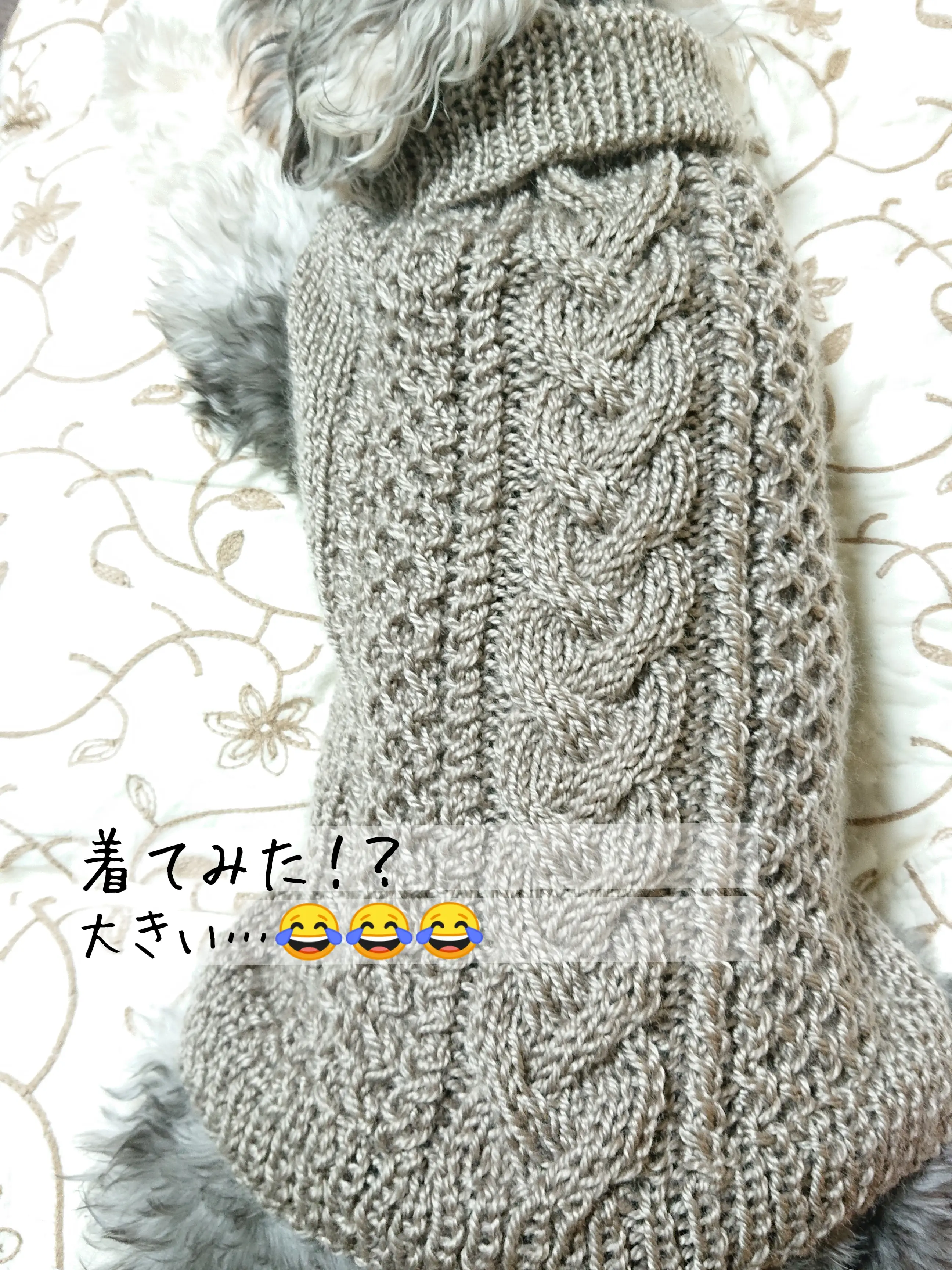 バツの上下手編みセーター 03166315701-p.jpg?ts=1755860890445