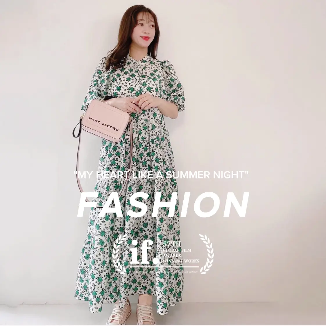 ワンピース HANA セール】 小谷実由×URBAN RESEARCH ロング花柄ワンピース