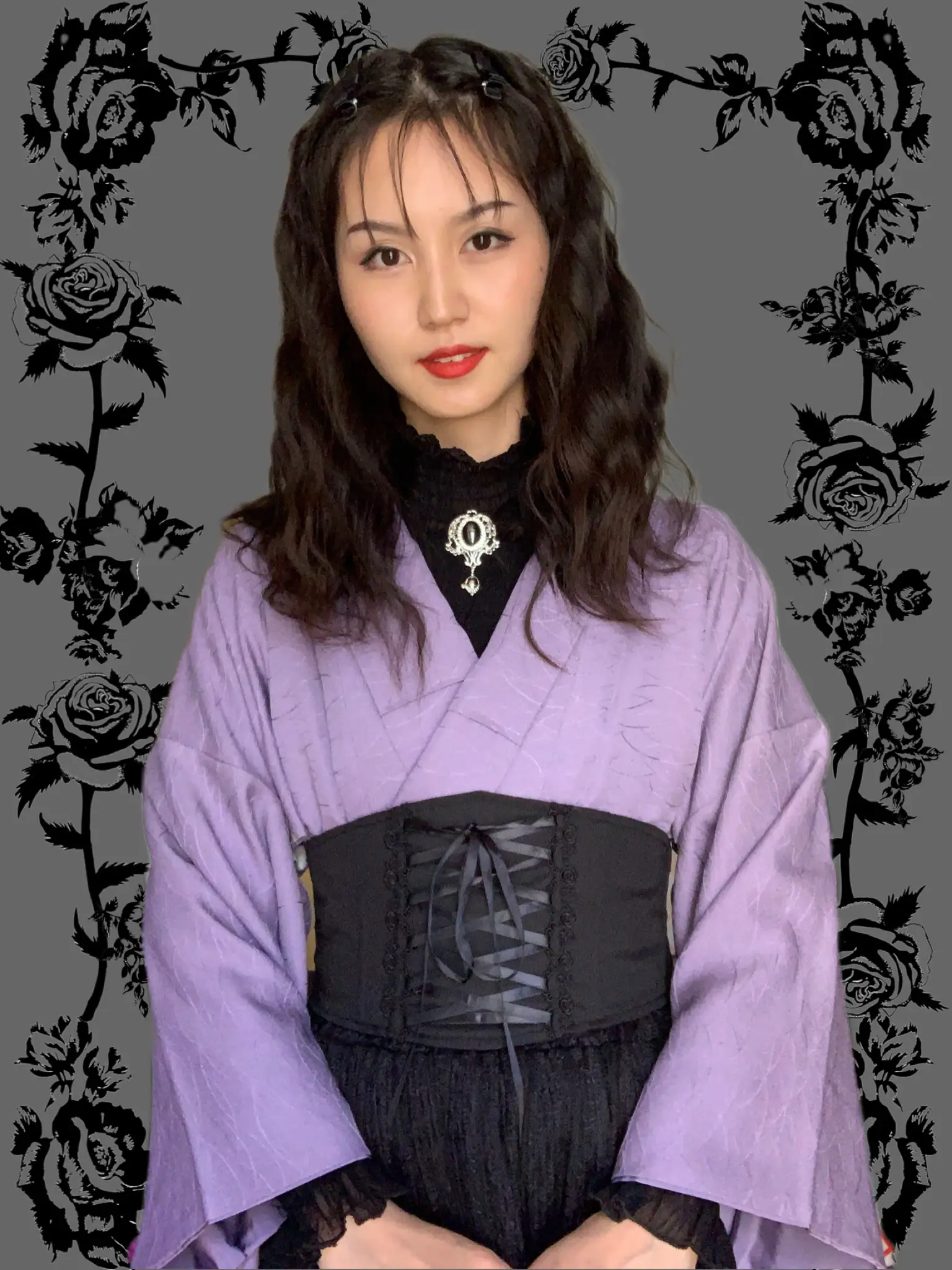 和洋折衷】袴風スカートcoordinate | shinobu_kimonoが投稿したフォト