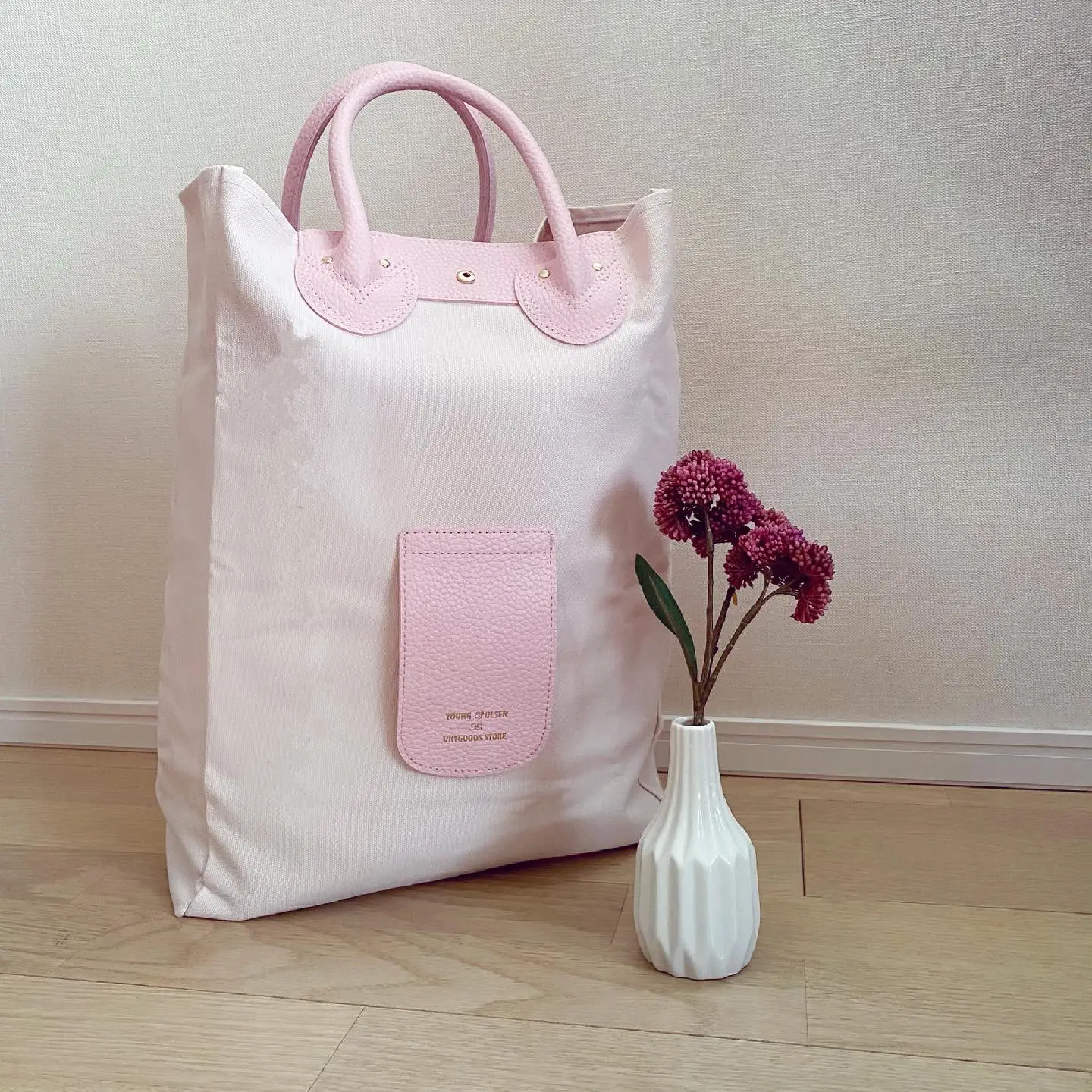お花の肩掛けバッグ・ぱくちゃんのスマホポーチ