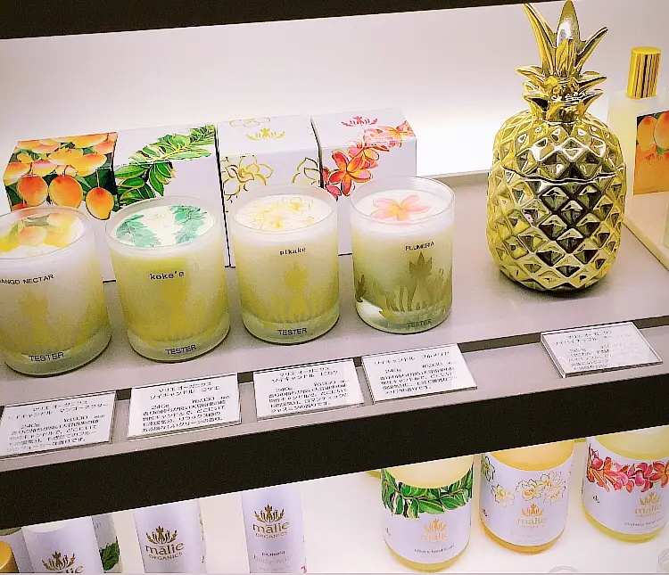 ゴールドパイン🍍のソイキャンドル🕯 | ツヤ肌♡ハートフルライフ♡が