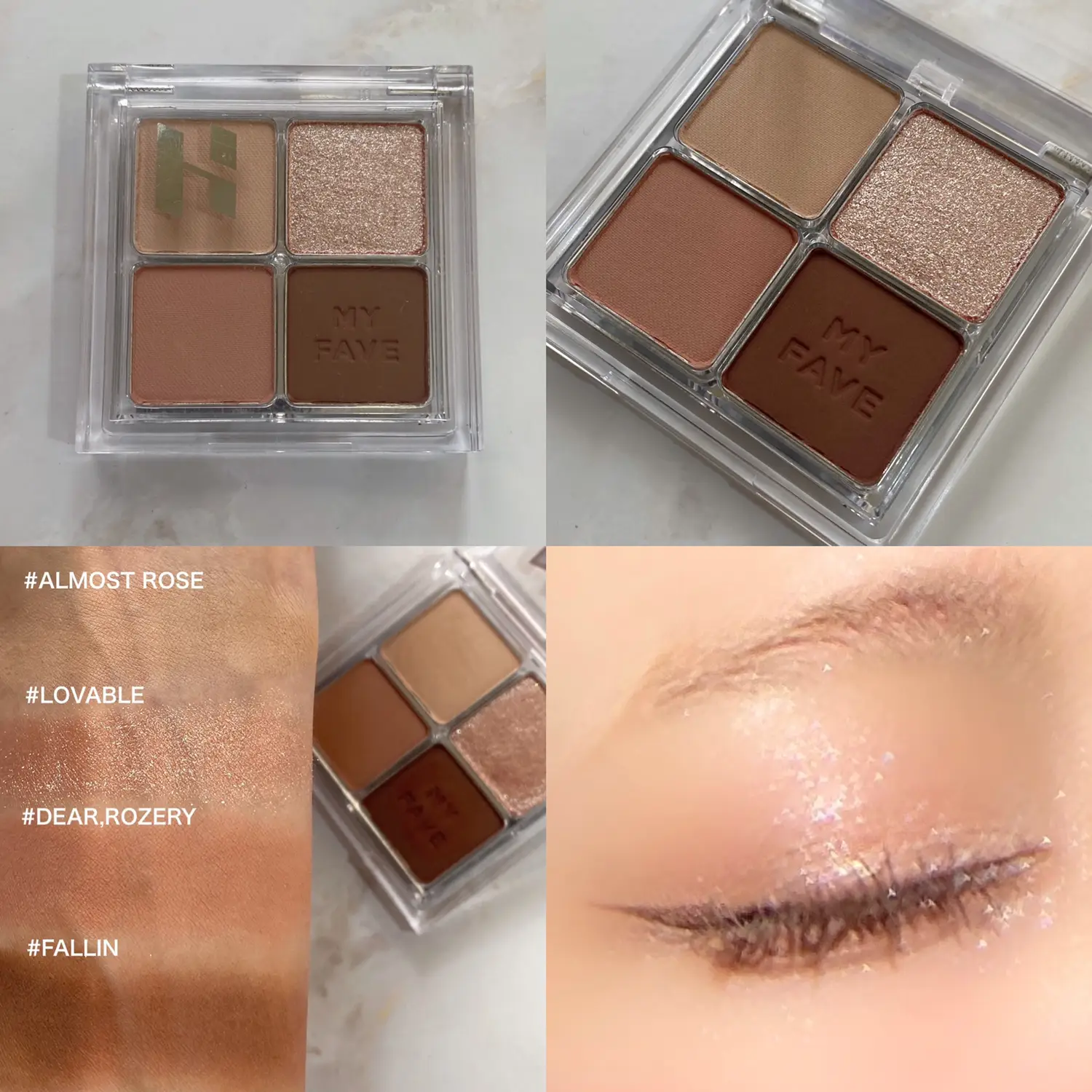 HOLIKA HOLIKA MY FAVE EYE SHADOW PALETTE 03 ROZELY | nanami_cos