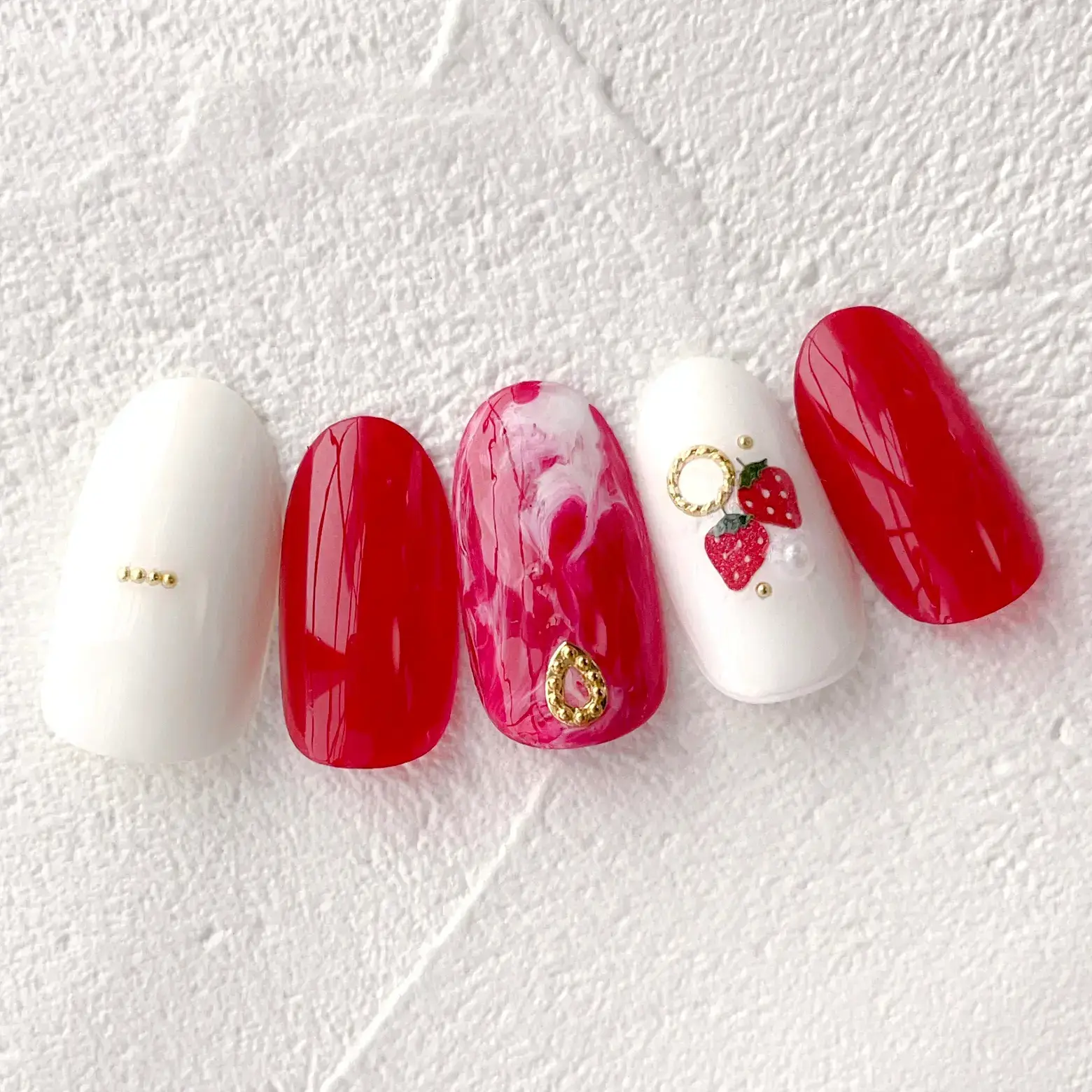 🍓🎀Strawberry coquette press on nails🍓🎀, Gallery posted by Adeilyn