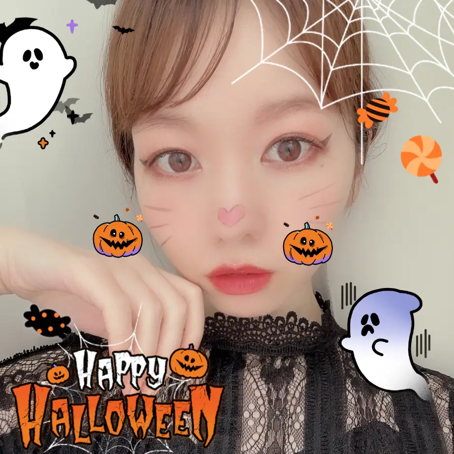 いつものメイクにちょい足しで気軽に手軽にハロウィンメイク🎃 | 𝙷𝚒𝚝𝚌𝚑.が投稿したフォトブック | Lemon8