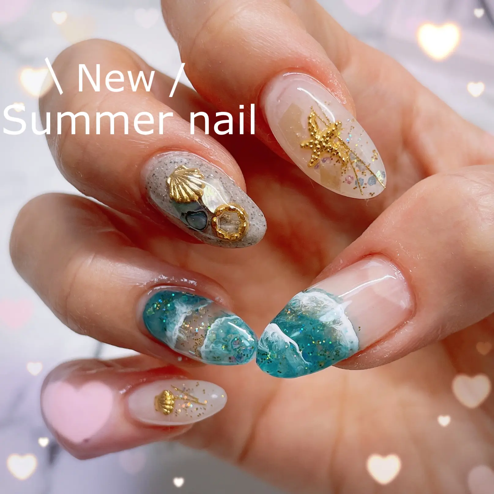 ✨New Summer nail💅🏼✨ / | Gallery posted by juncosme | Lemon8