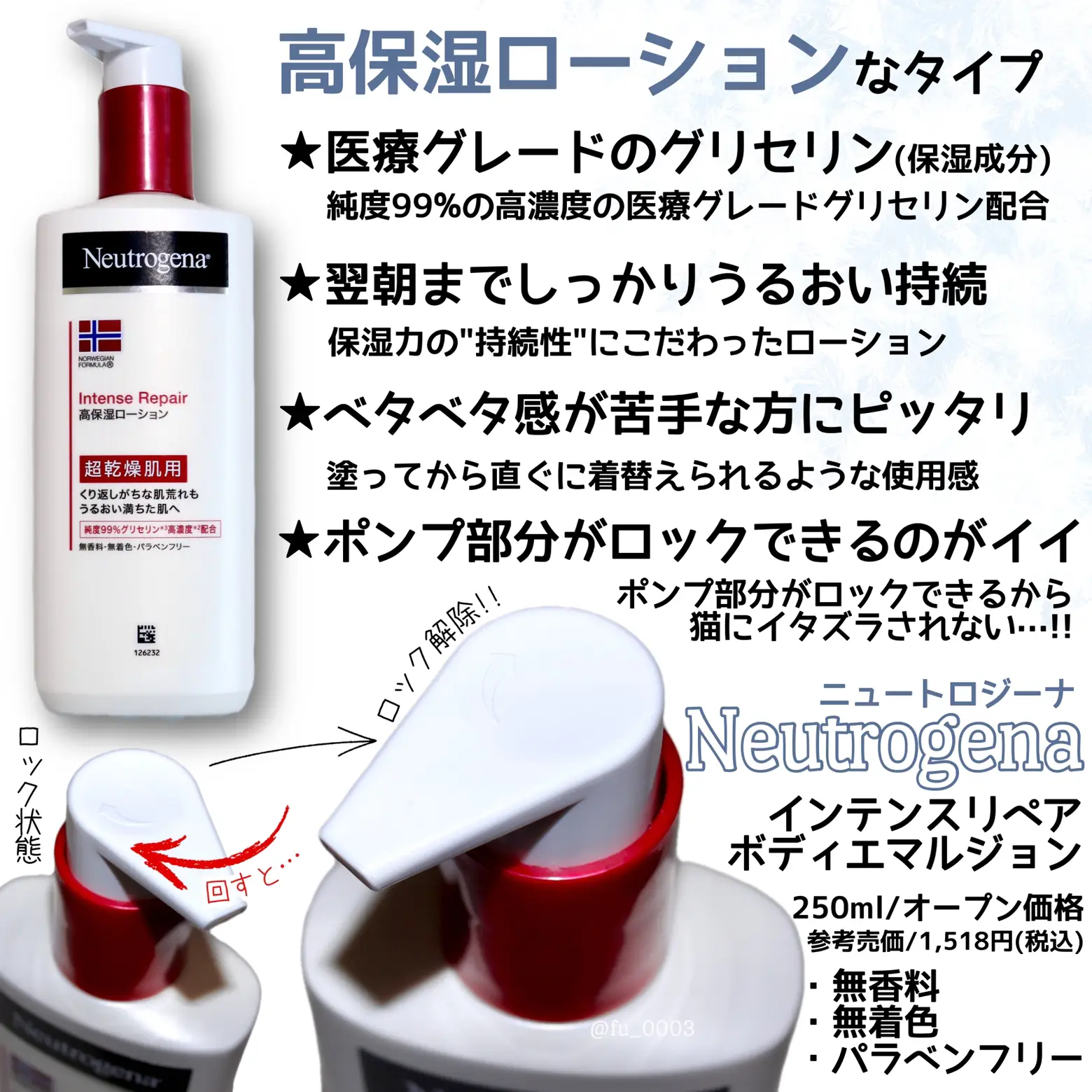 ニュートロジーナ インテンスリペア 勇まし ボディ エマルジョン