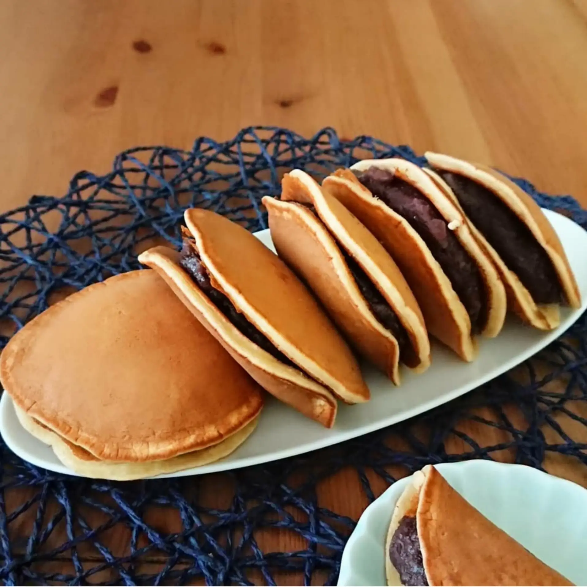 タピオカ粉とホットケーキミックスでもっちもちのどら焼き(レシピあり